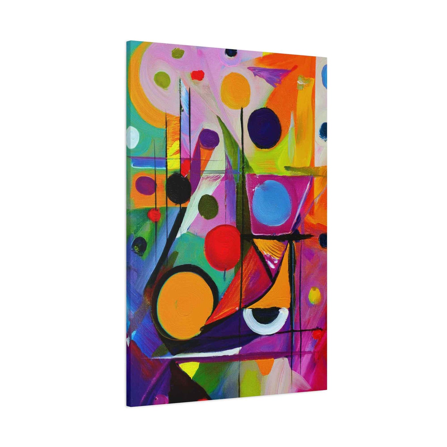 Abstract Painting Print Canvas 20x24,20x30,24x30, 24x32,24x36,30x40, 32x48,36x48,40x60 Pine-Wood Inner Frame ABS-15