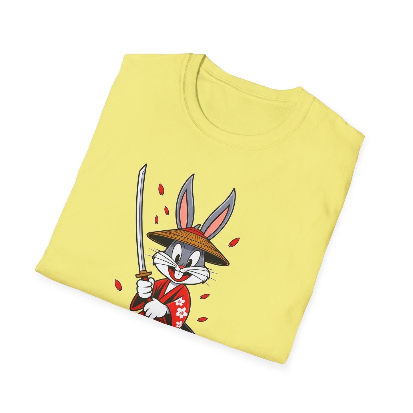 Bugs Bunny Graphic T Shirt Unisex Gildan Softstyle 64000 Cotton Tee Cartoon Animation Design