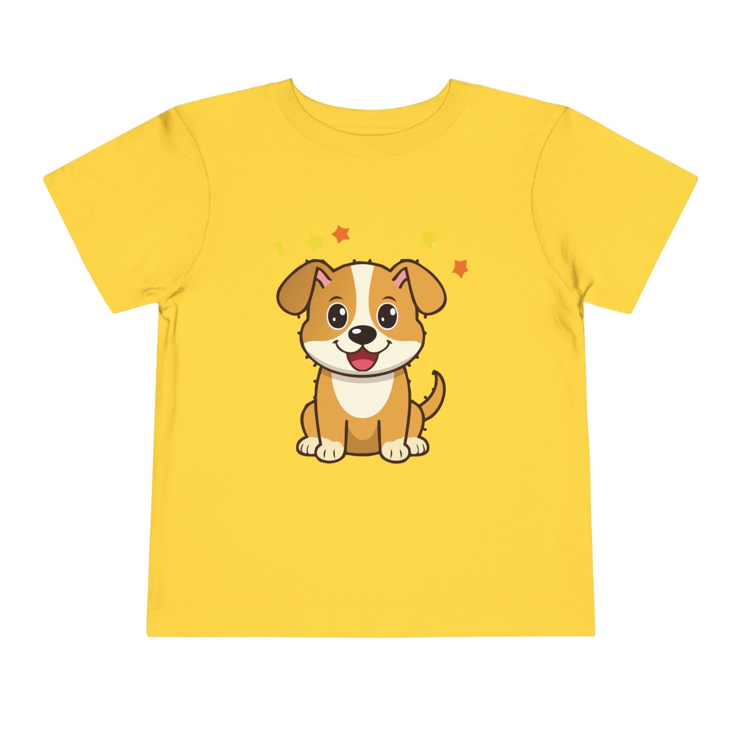 Bonita camiseta de manga corta para niños pequeños con diseño de cachorro: regalo adorable para amantes de las mascotas (2 a 5 años)