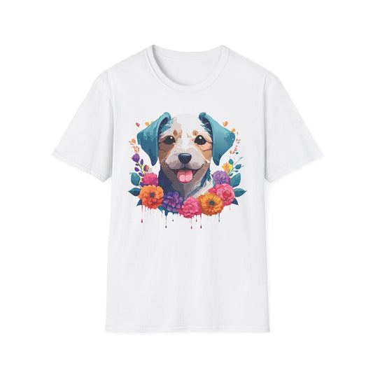 Dog Shirt Unisex Animal Tee Softstyle 64000 Gildan RingSpun Cotton