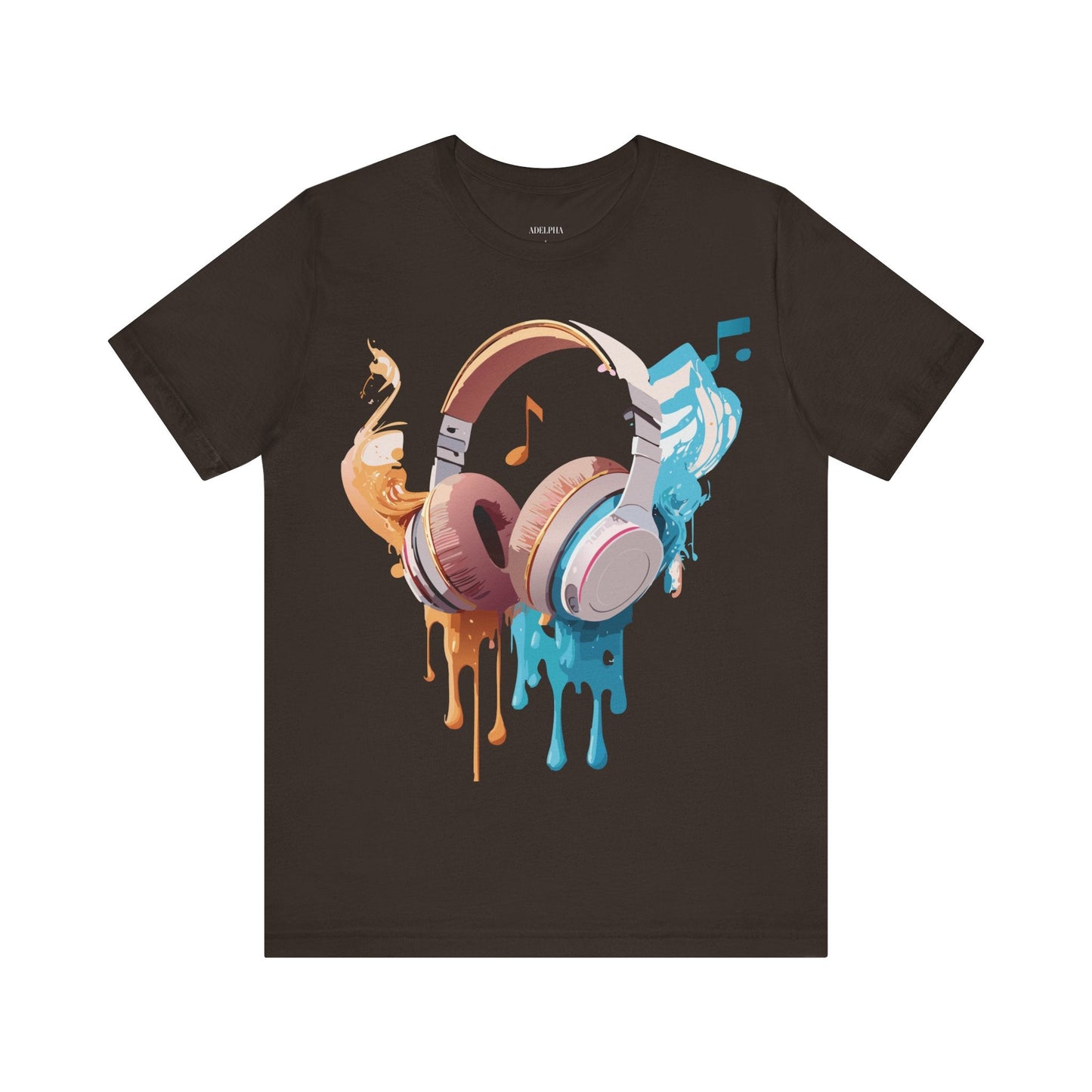 Adelpha Music T Shirt Unisex Graphic Tee Vintage Inspired Artwork Short Sleeve Premium