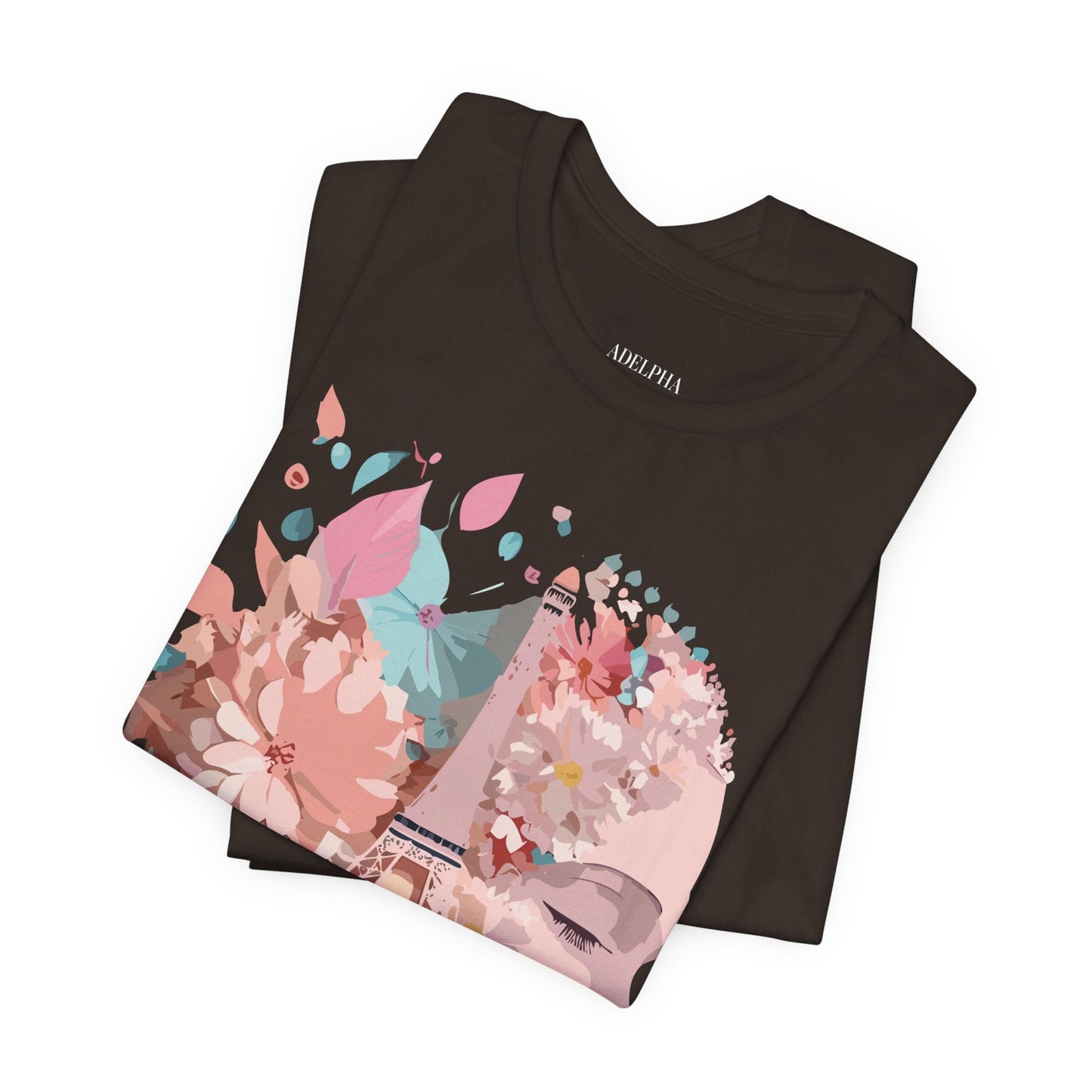 Tourist Shirt Paris Graphic Tee Unisex Jersey Short Sleeve Premium Vintage Inspired Adelpha Artwork