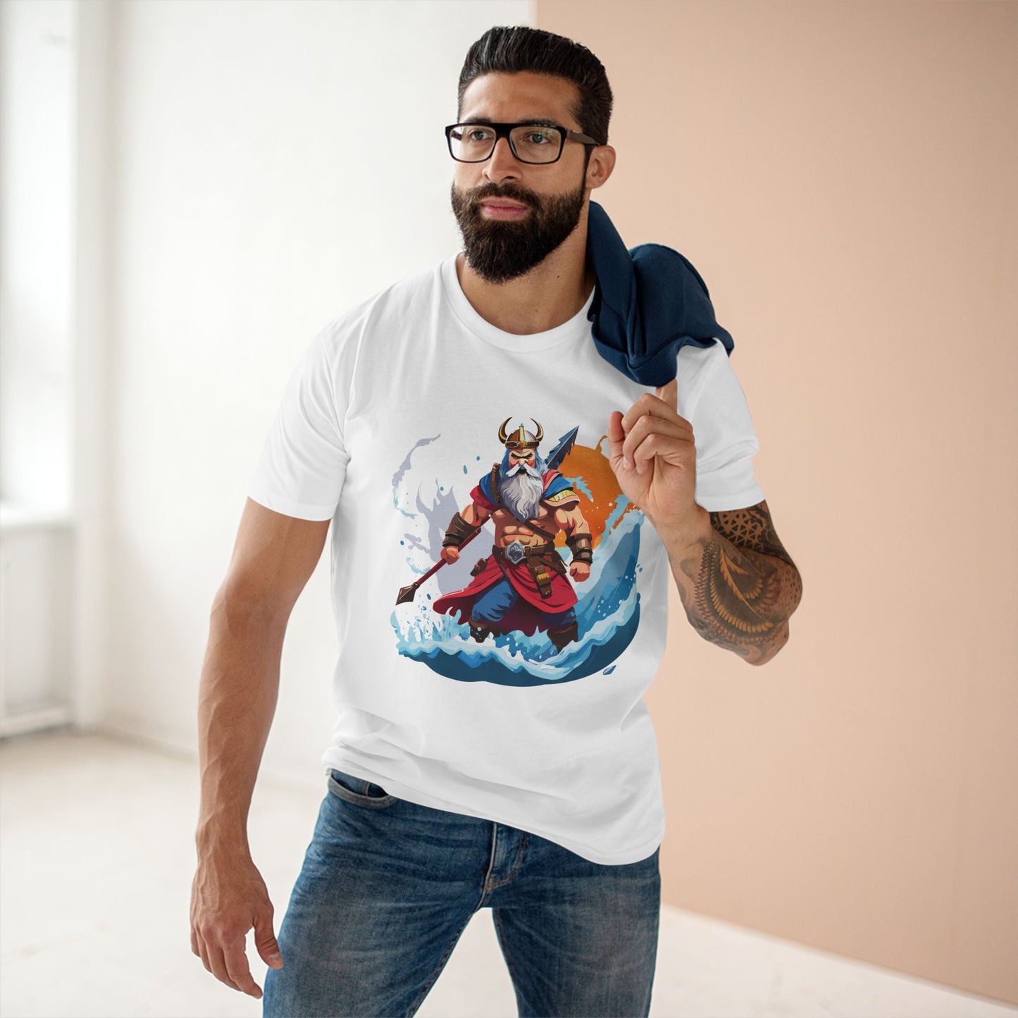 Viking Graphic Unisex 100 Cotton Staple Tee 16