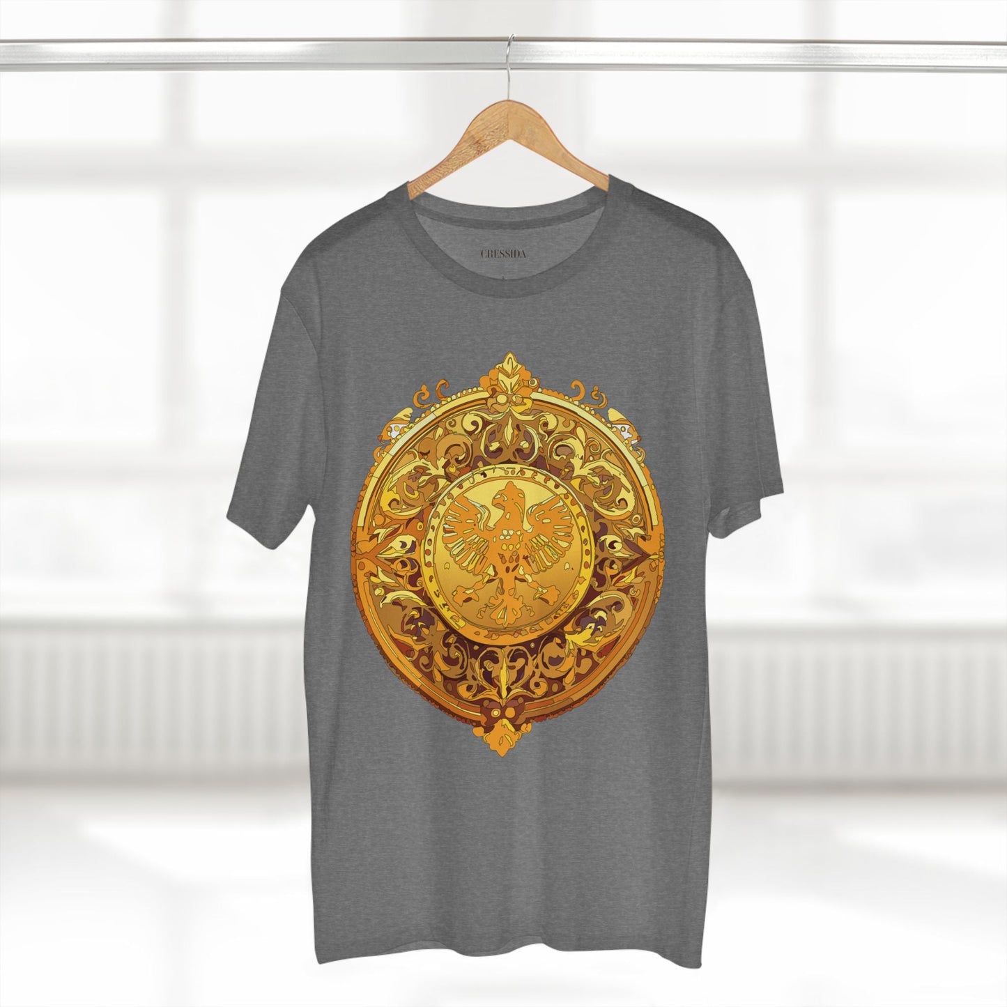 Antique Gold Coin Graphic Design T-Shirt Unisex 100 Cotton With Golden Print Artwork Tee 26