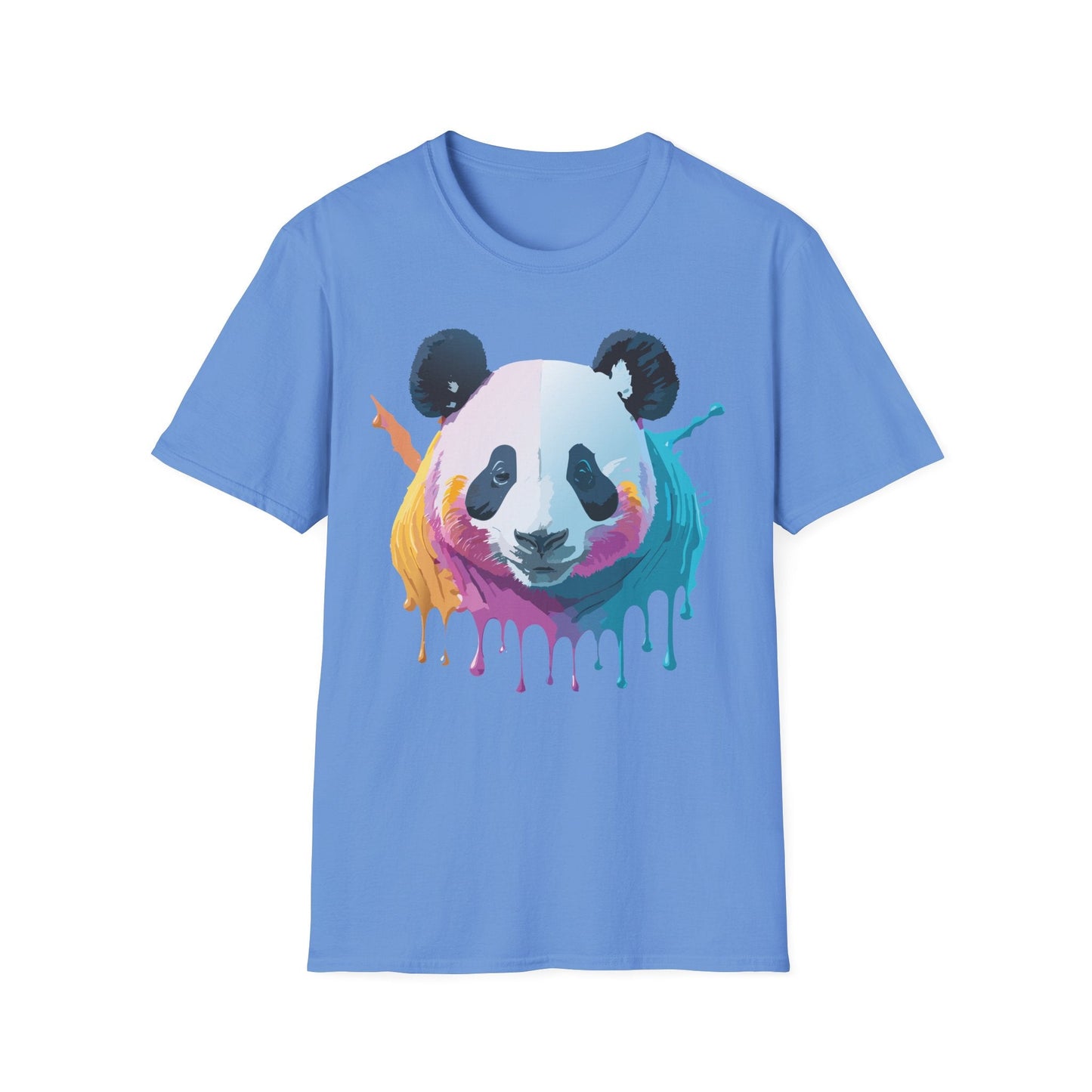 Panda Shirt Unisex T Shirt Softstyle Gildan 64000 100 Percent Ring Spun Cotton Animal Tee