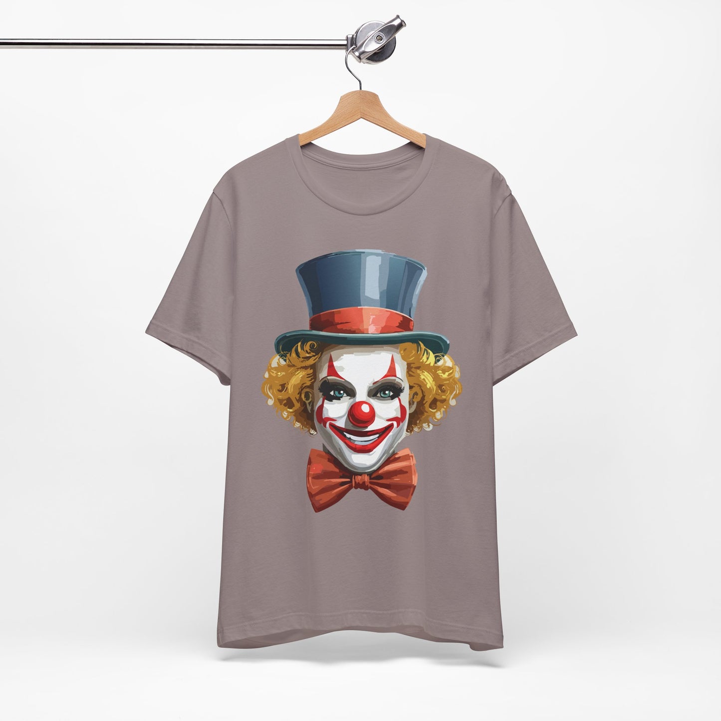 Clown Shirt, Funny Shirt, T-Shirt with Clown, Funny Art Design Tee, Circus Tees, Circus T-Shirt, Unisex Humor Wear 11