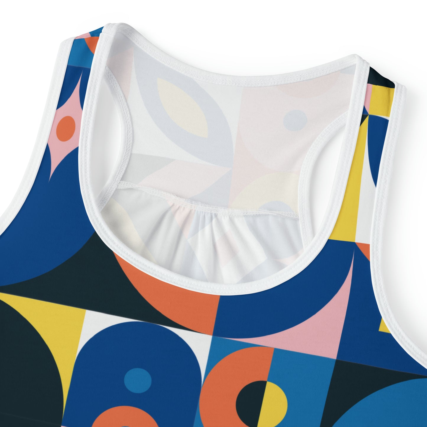 Camiseta de tirantes de verano con estampados abstractos