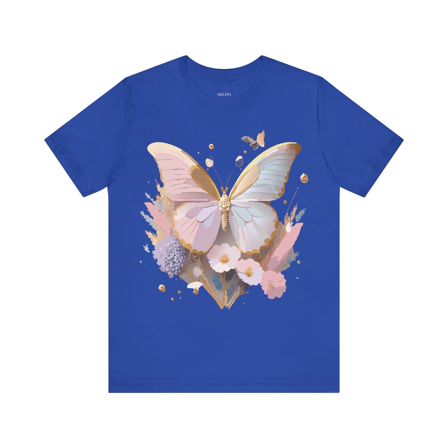 Butterfly Graphic Tee Unisex Vintage Inspired Art Adelpha Apparel Collection