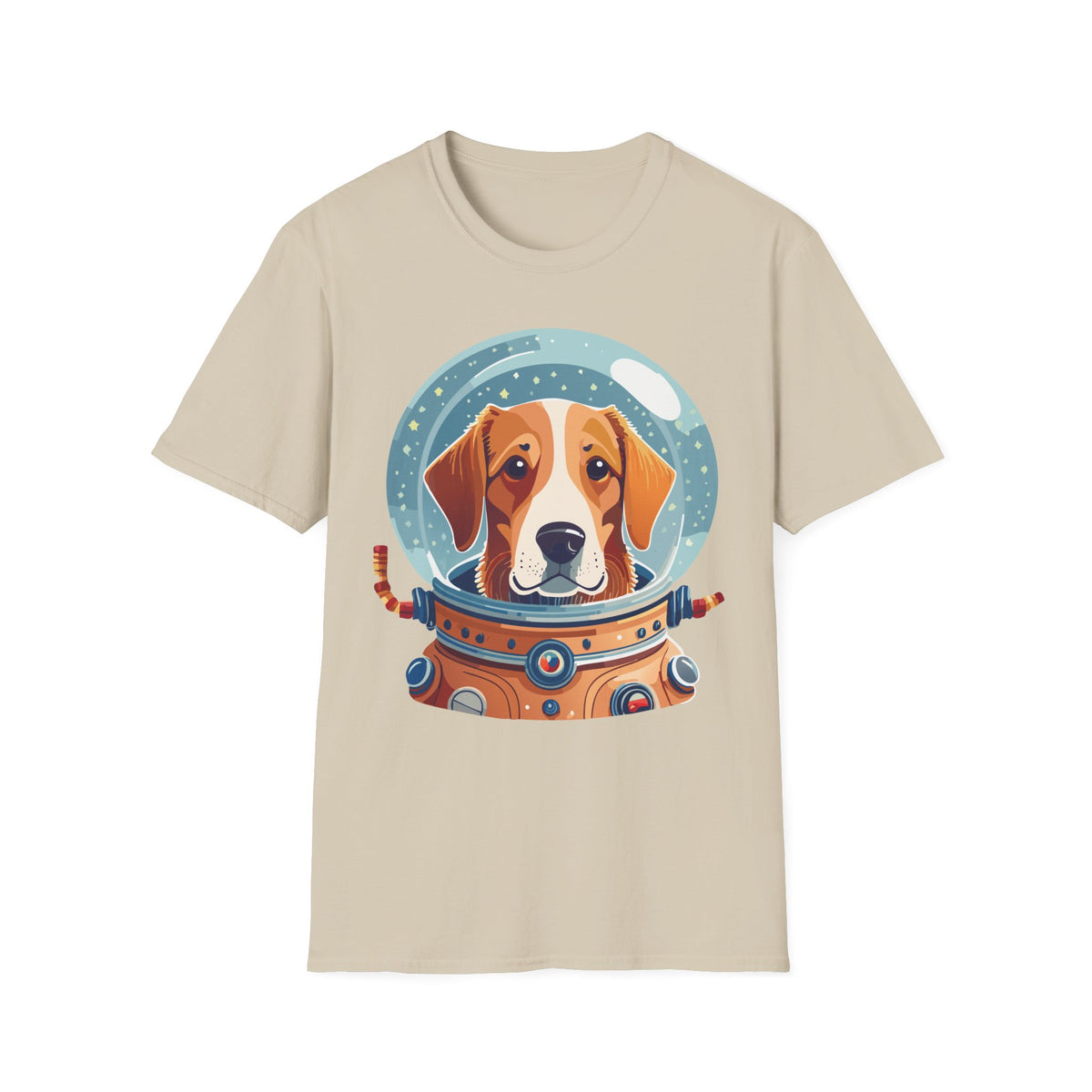 Astronaut Dog Tee | Space Helmet Beagle Graphic T-Shirt