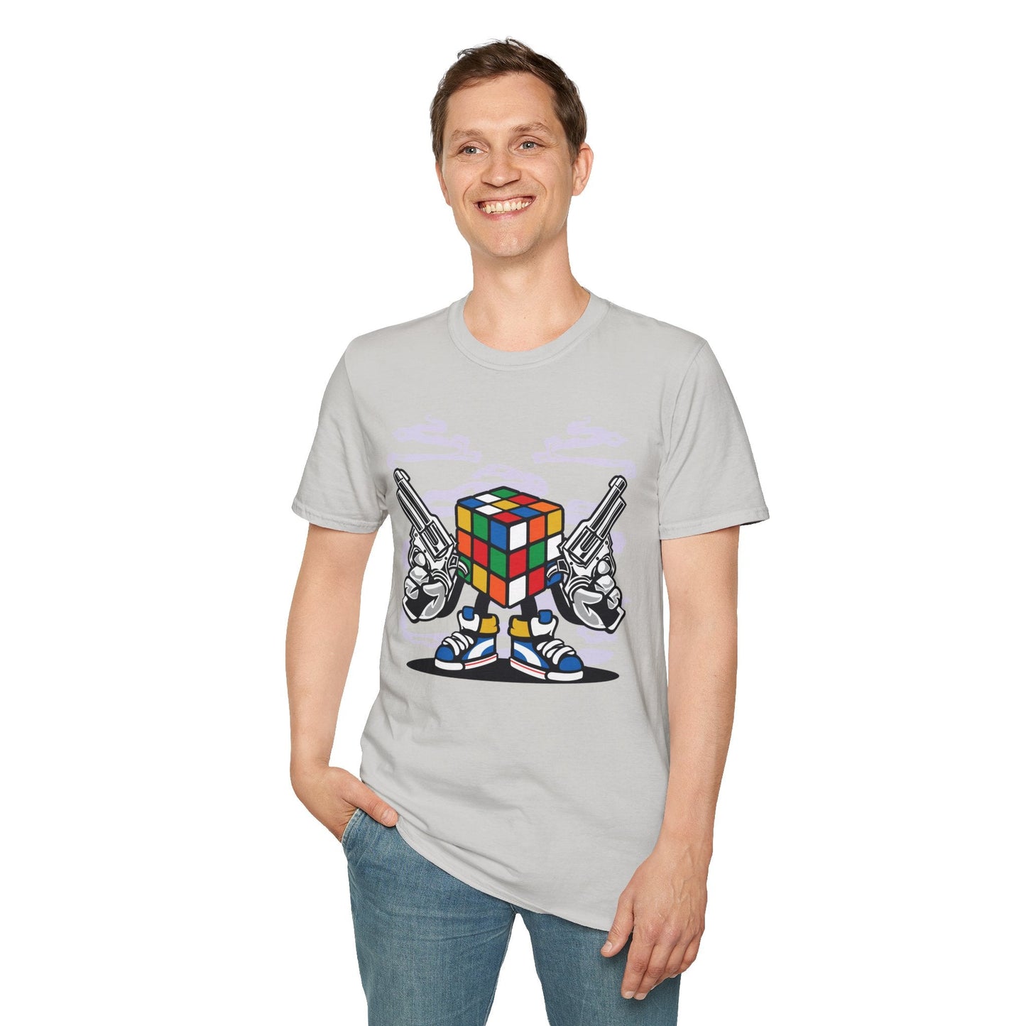 Cartoon Animation Funny T Shirt Gildan Softstyle 64000 Unisex Short Sleeve Cotton Tee