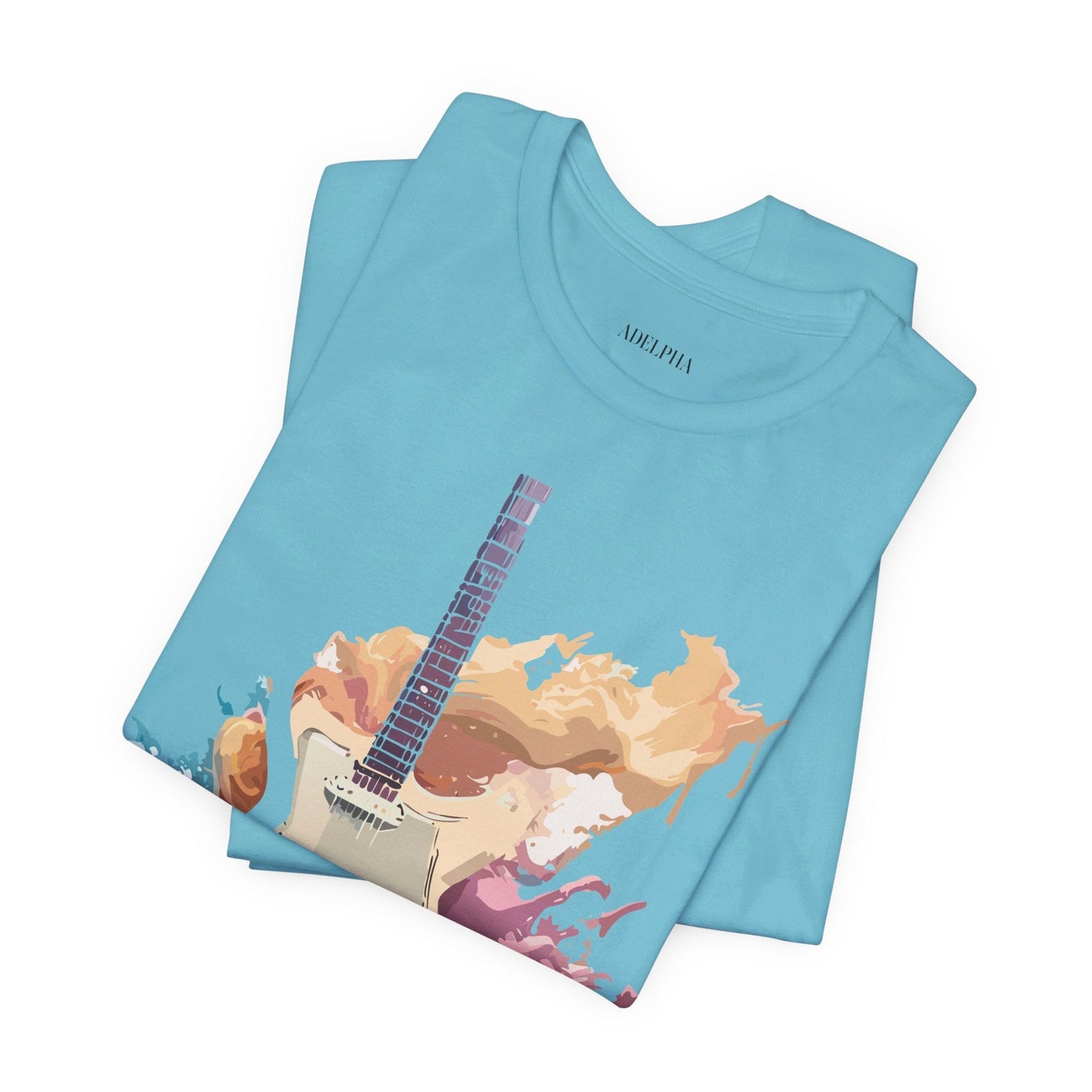 Adelpha Graphic Music T Shirt Unisex Vintage Inspired Art Tee With Original Artwork