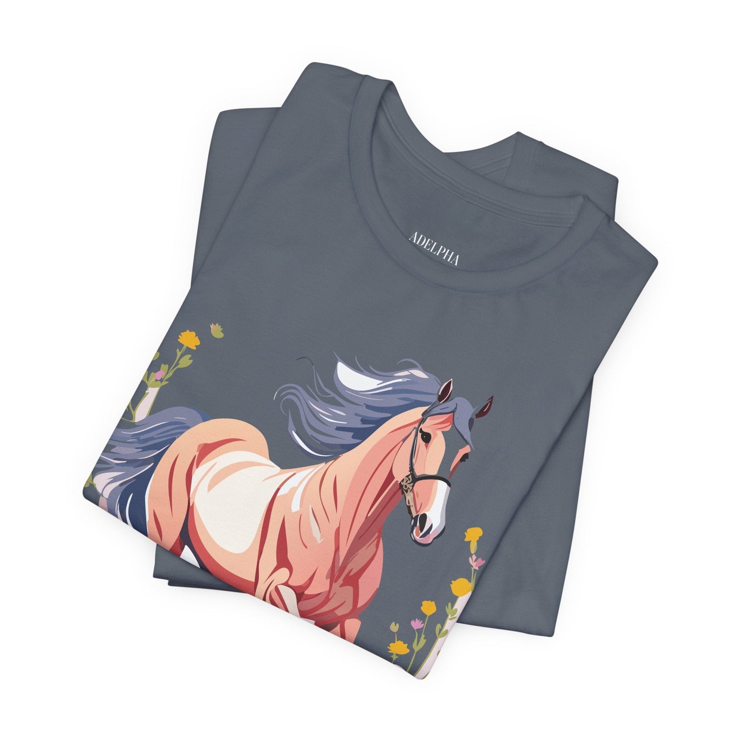 Horse Graphic Unisex 100 Cotton Vintage Animal Art T-Shirt 8