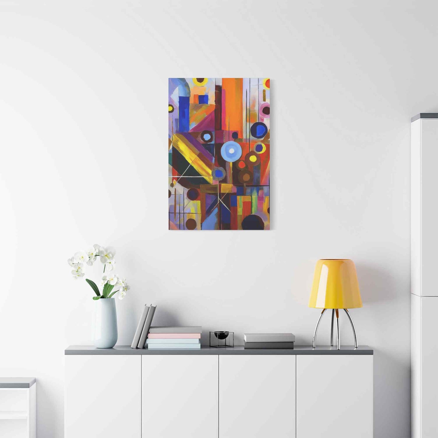 Abstract Painting Print Canvas 20x24,20x30,24x30, 24x32,24x36,30x40, 32x48,36x48,40x60 Pine-Wood Inner Frame ABS-4