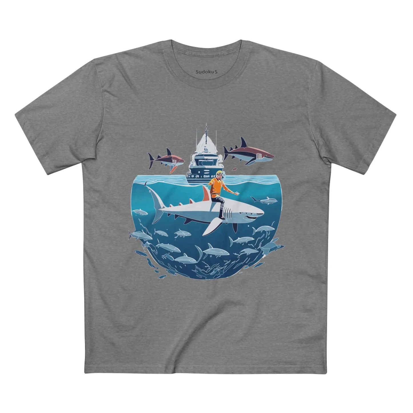 Ocean Coast Graphic Unisex 100 Cotton Staple Tee 5