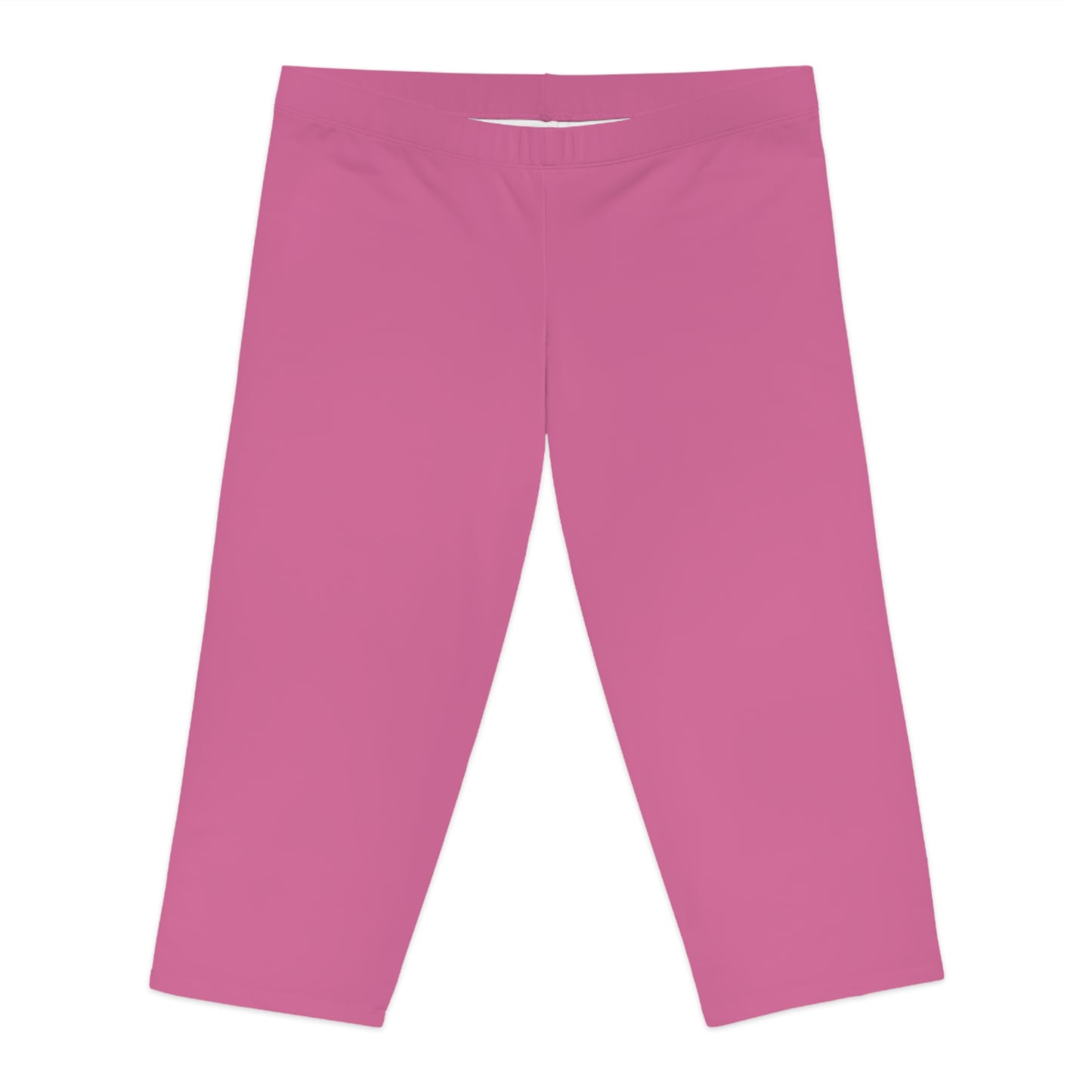 Pink Color Capri Leggings, Pink Capri Leggings 20