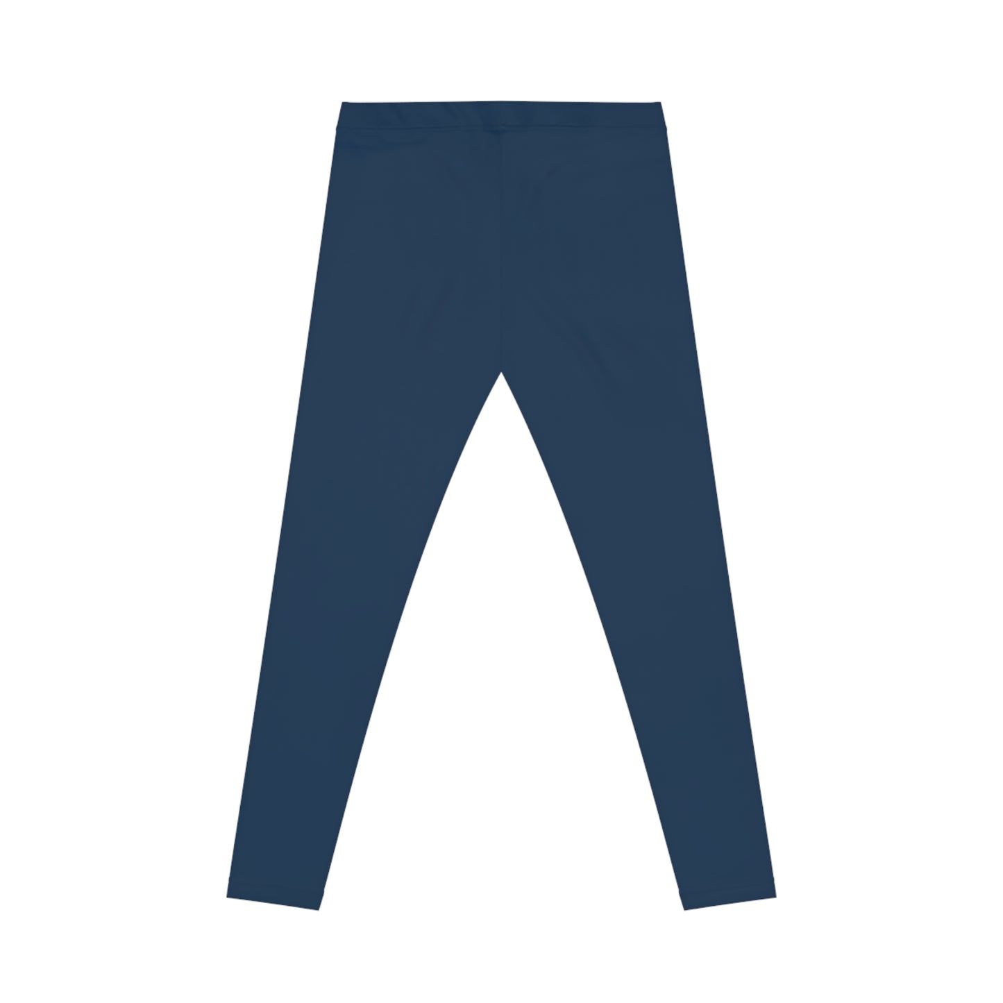 Deep Space Blue Color Women's Poly-Span Casual Leggings XS-2XL