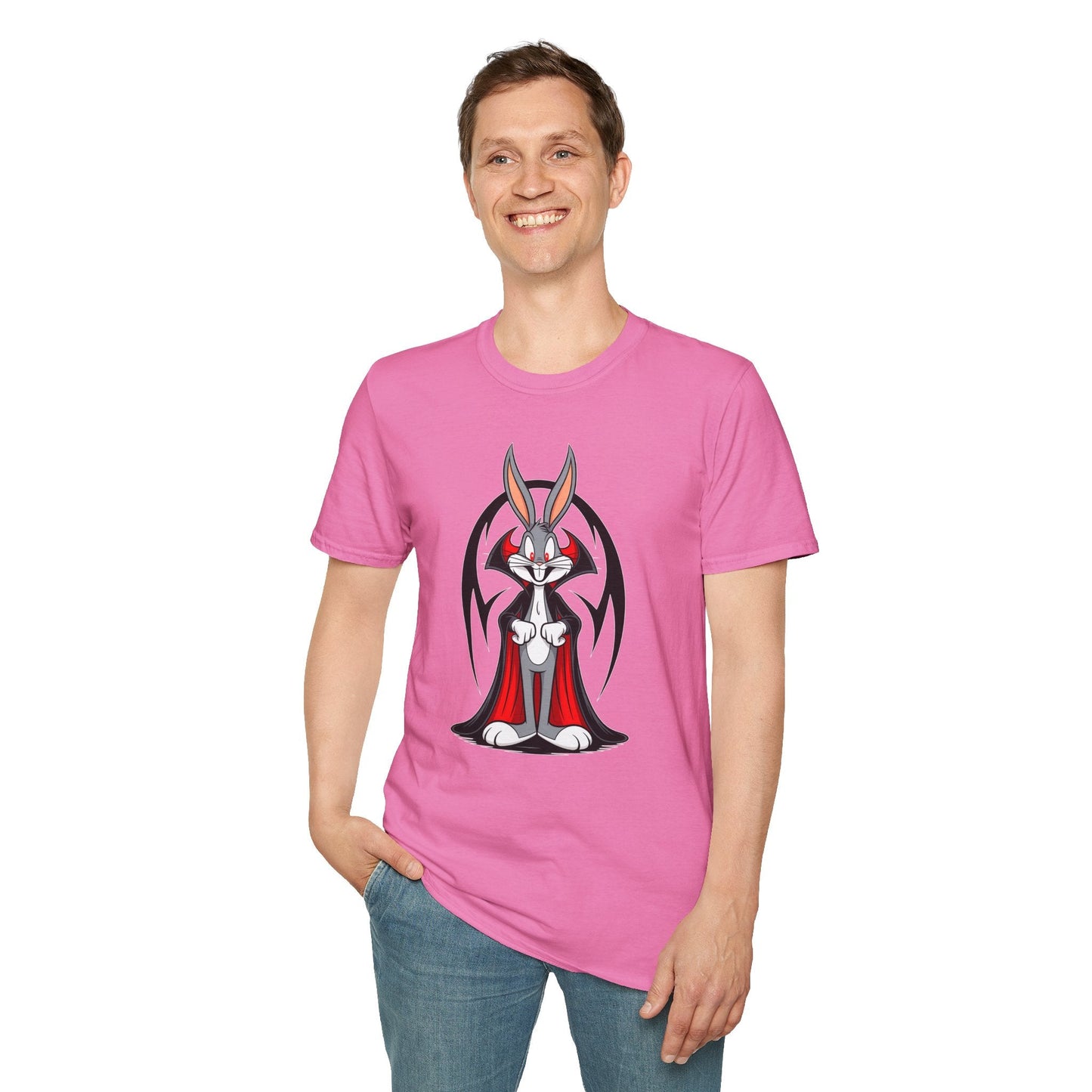 Bugs Bunny Shirt Unisex T Shirt Cartoon Design Gildan Softstyle 64000 Premium Cotton Tee