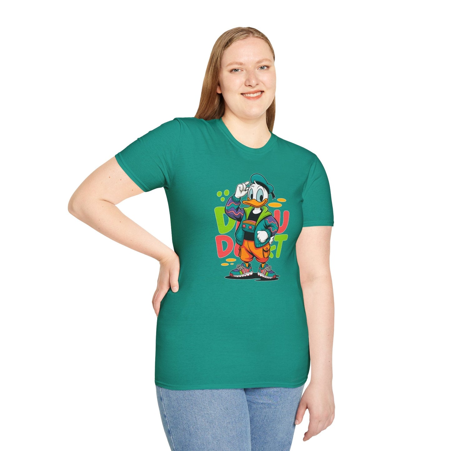 Gildan Softstyle Unisex Cartoon Animation T Shirt With Funny Animals Graphic Tee For Men Women