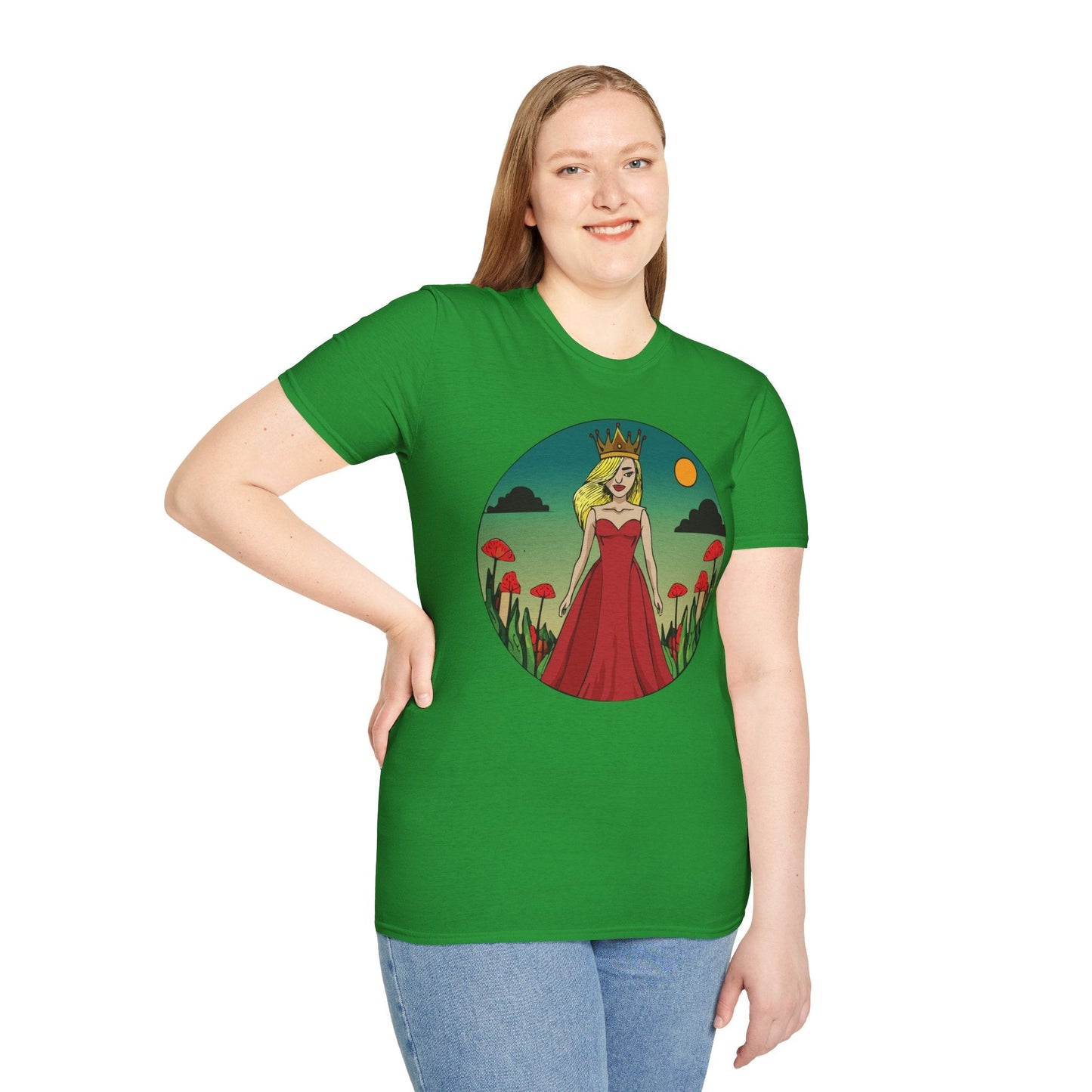 Womens Graphic T Shirt Art Design Tee Unisex Softstyle 64000 Ring Spun Cotton Daily Wear