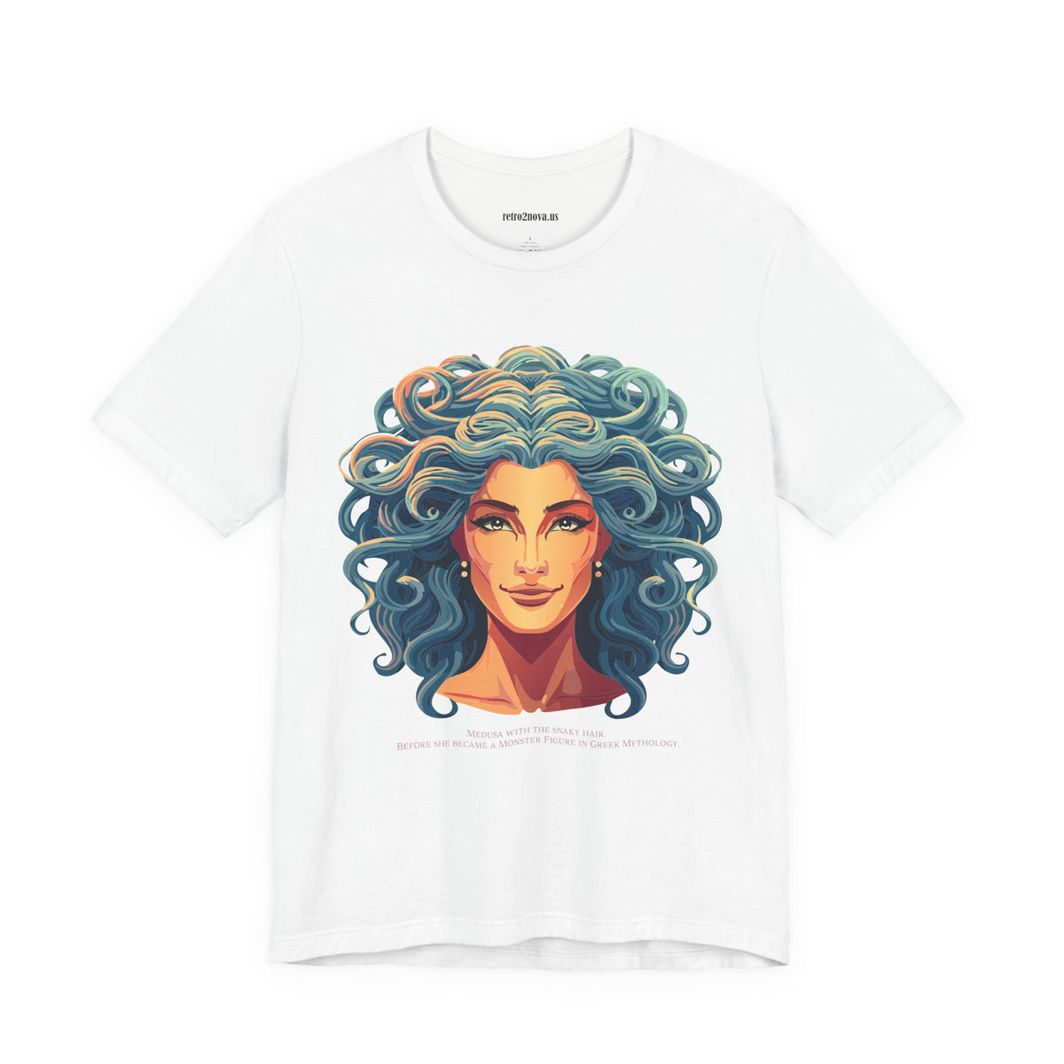 Goddess Graphic Unisex Cotton Bella+Canvas Tee with Medusa