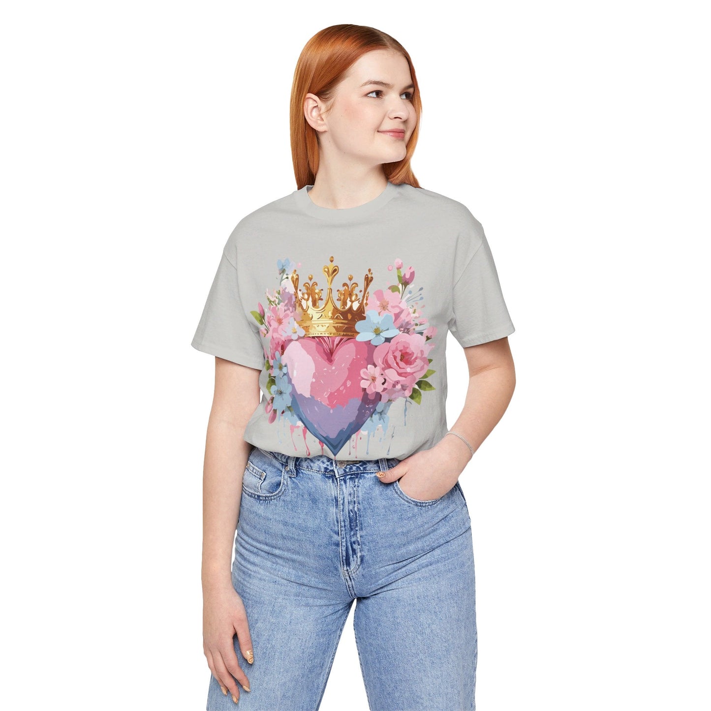 Valentine Graphic Tee Unisex Jersey Short Sleeve Adelpha Vintage Inspired Artwork