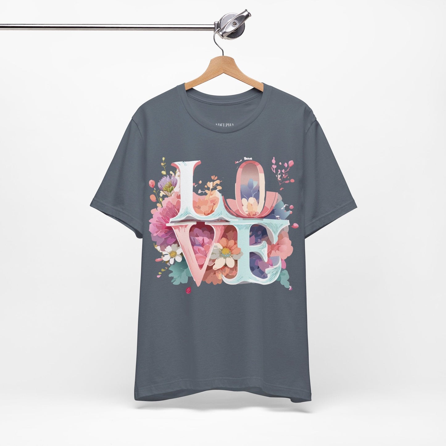 Valentine Graphic Tee Unisex Jersey Short Sleeve Art Design By Adelpha Vintage Inspired