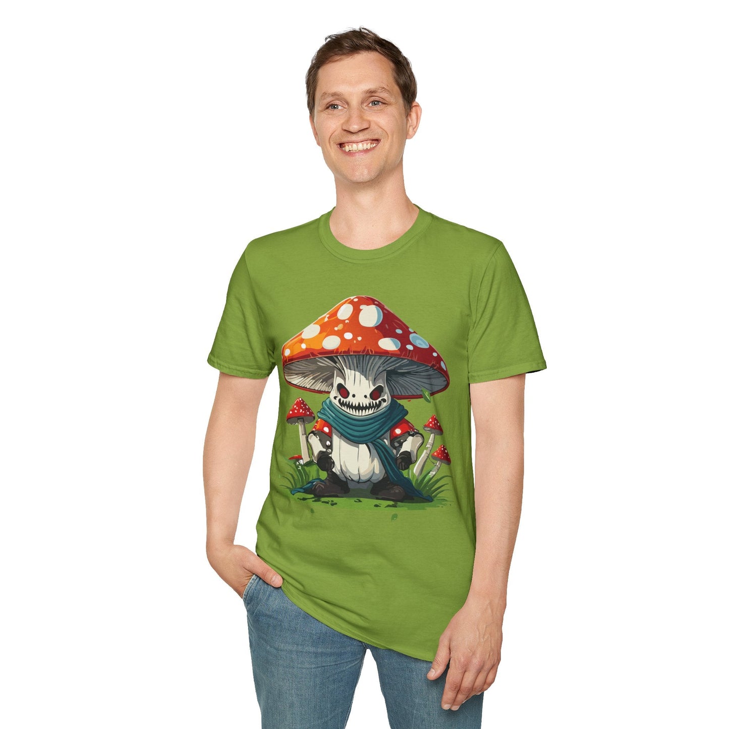 Unisex Mashroom T Shirt Funny Fungus Inspired Design Gildan Softstyle 64000 Tee Shirt