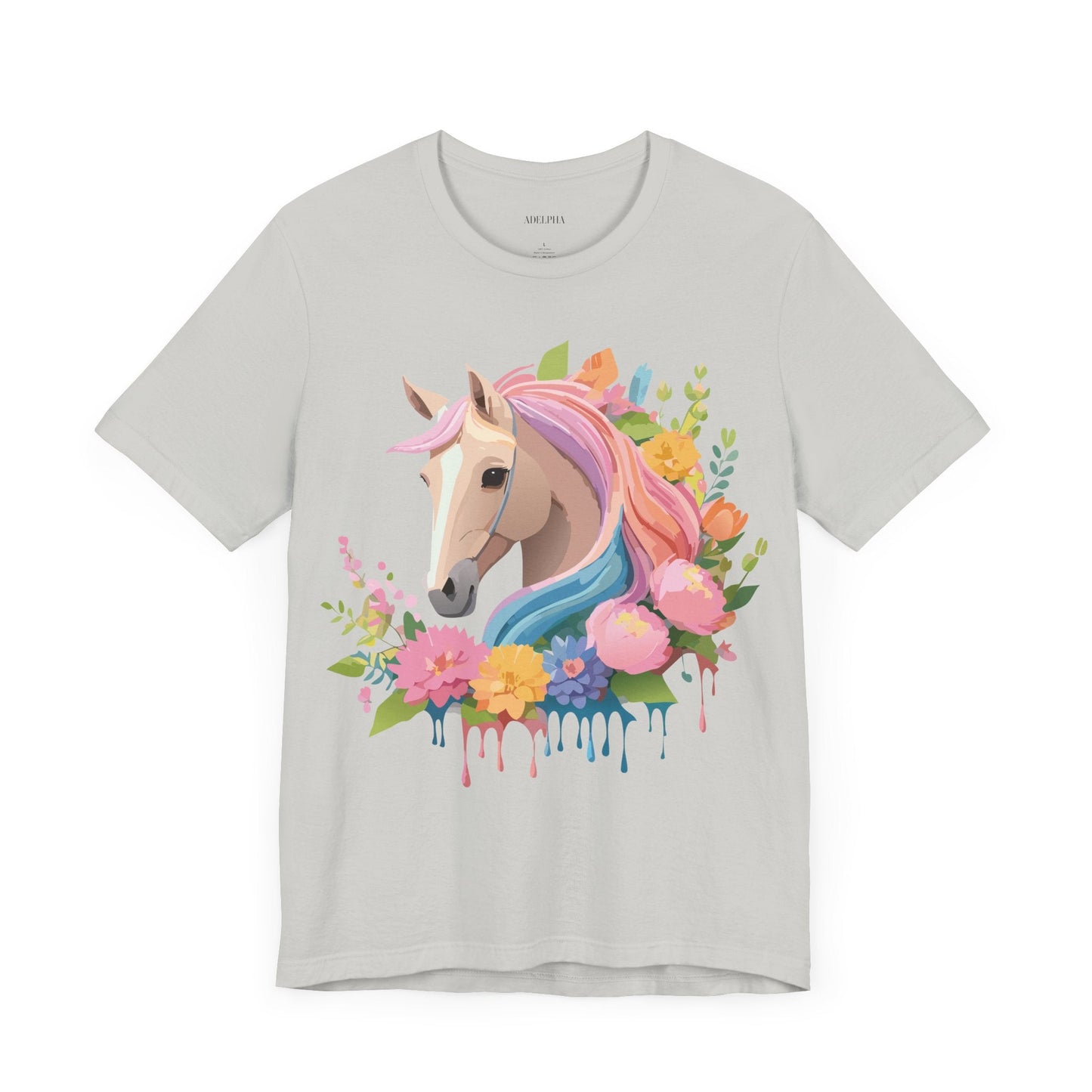 Horse Graphic Unisex 100 Cotton Vintage Animal Art T-Shirt 2