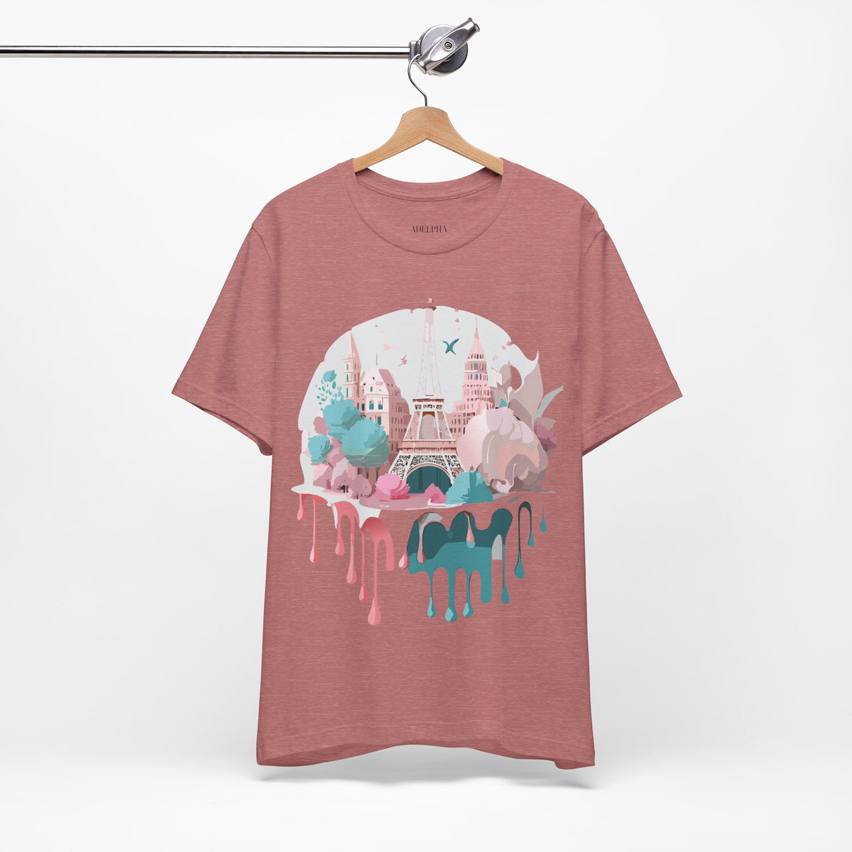 Unisex Cotton Bella+Canvas Tee with Paris