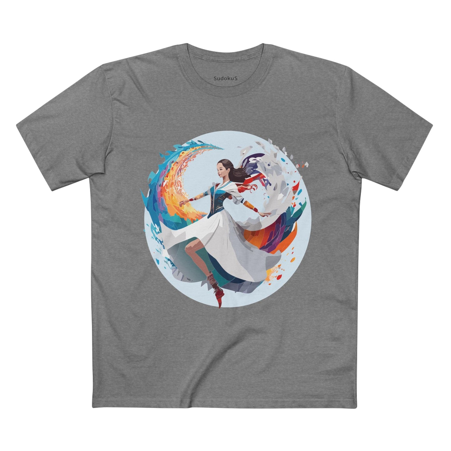 Dancer Graphic Unisex 100 Cotton Staple Tee 18