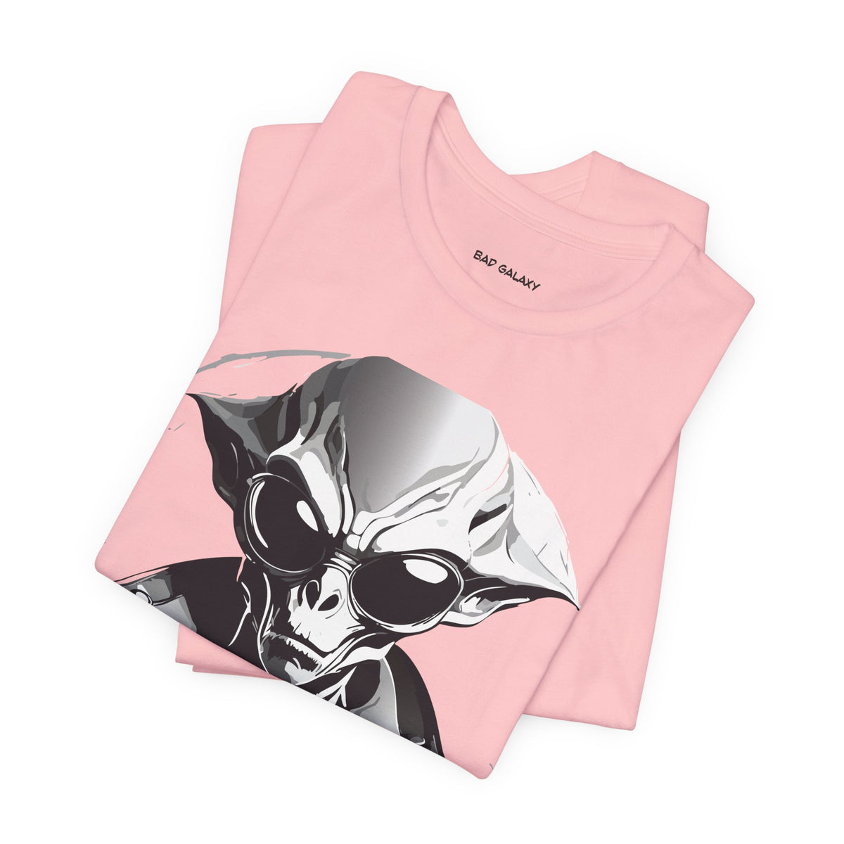 Alien Graphic Unisex Cotton Bella+Canvas Tee with Art Design b76