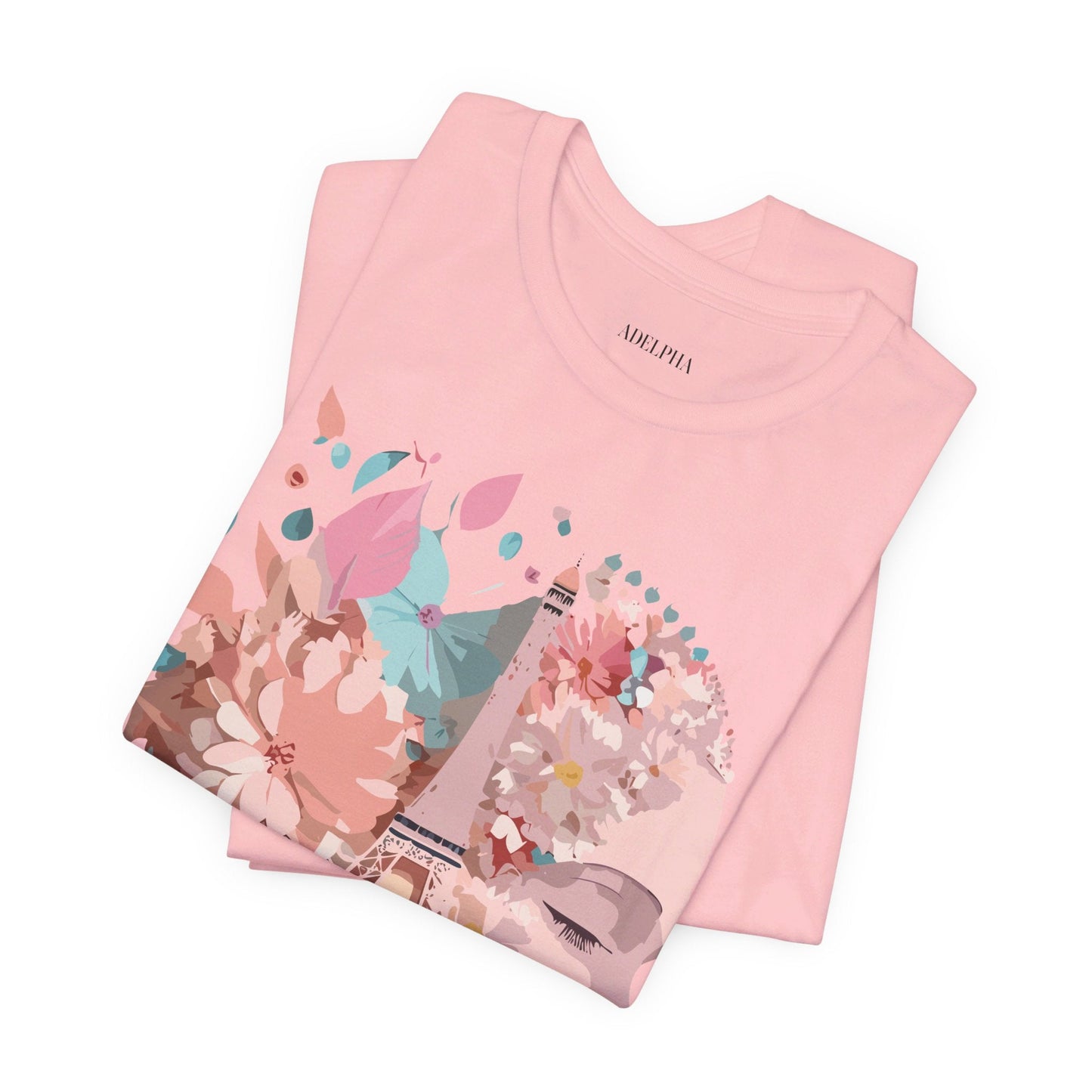 Paris Tourist Shirt Unisex Graphic Tee Featuring Adelpha Vintage Art Design Premium Comfort