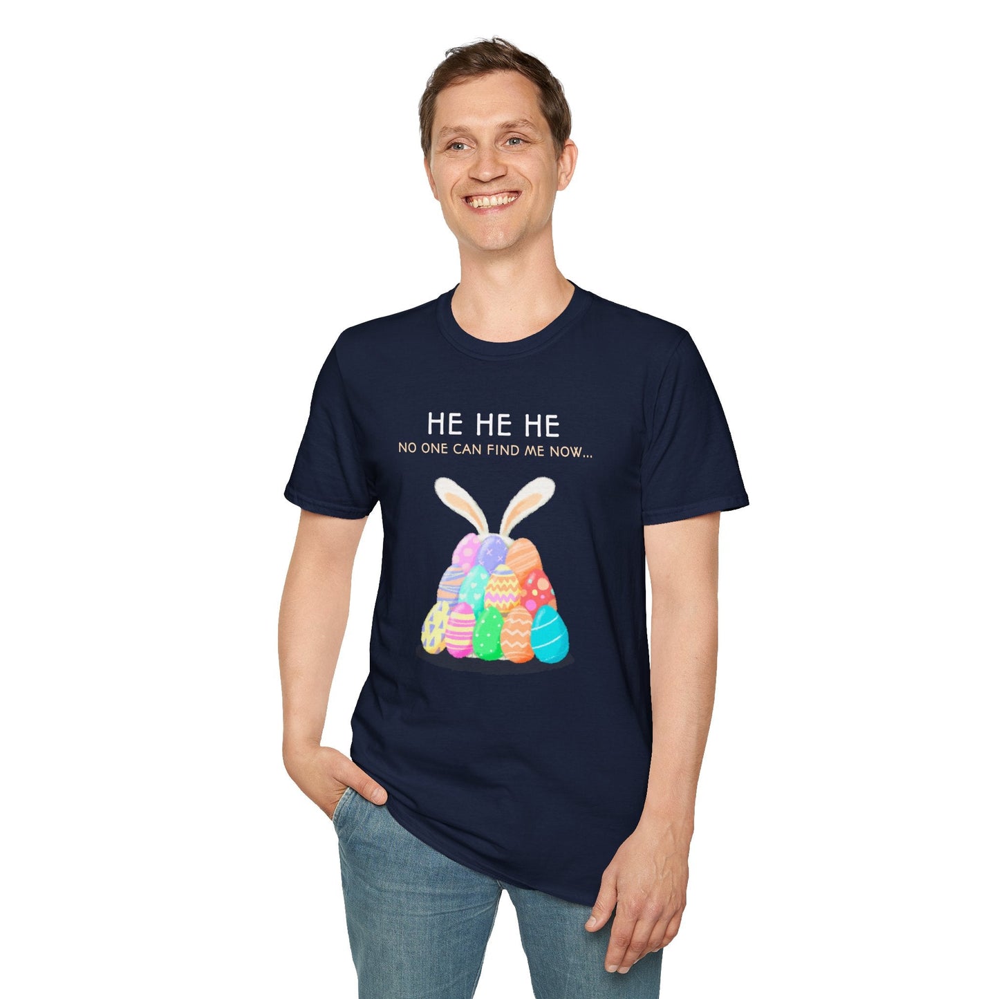 Easter Egg T Shirt Unisex Softstyle 100 Percent Ring Spun Cotton Easter Design Tee