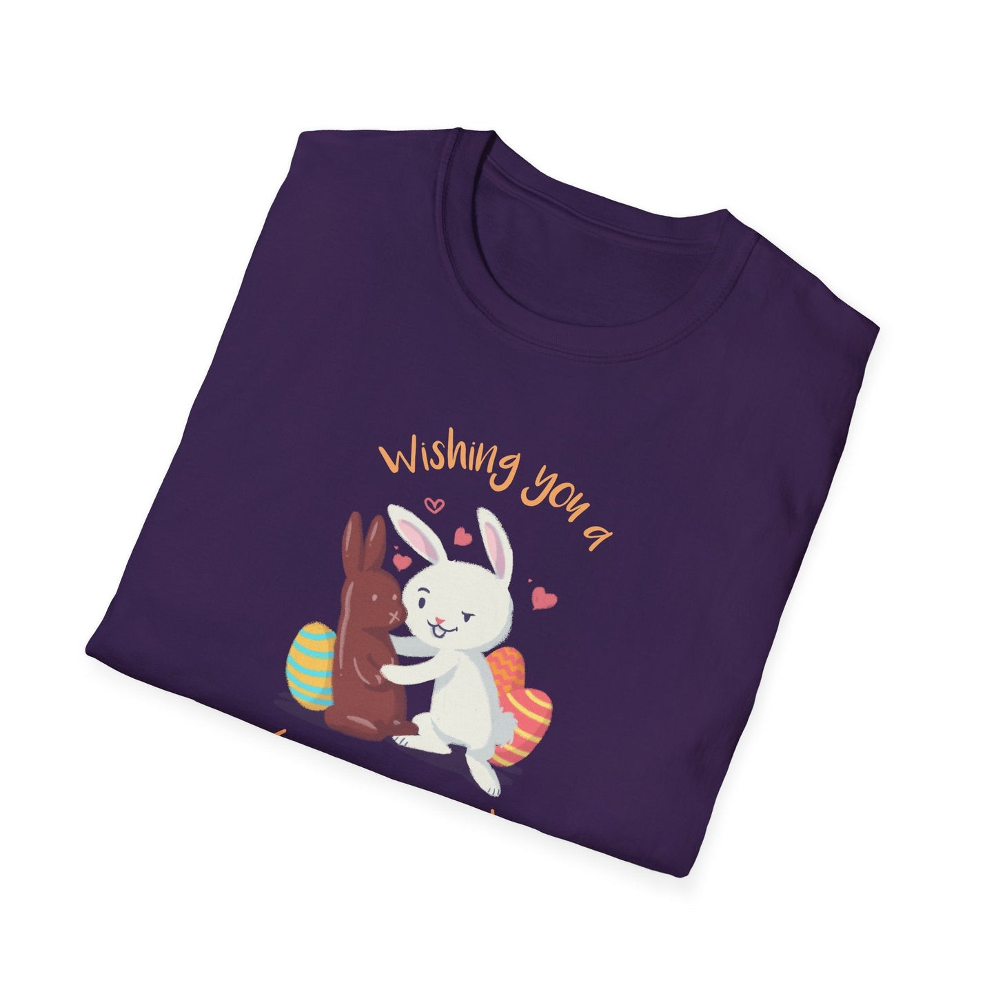 Easter Bunny T Shirt With Easter Signature And Prints Unisex Tee Design For All Occasions