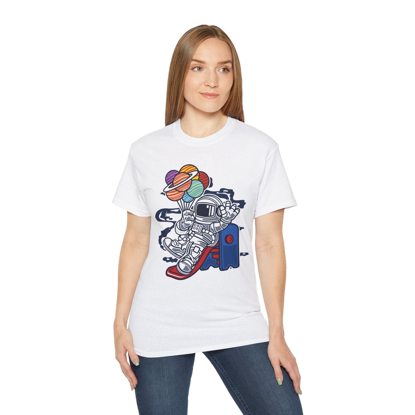 Astronaut Graphic Unisex 100 Cotton Tee 5