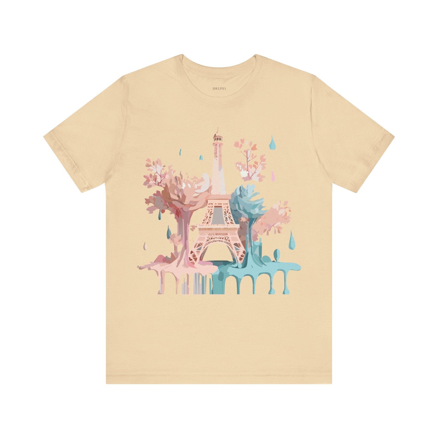 Paris Tourist Shirt Graphic Tee Unisex Vintage Inspired Art Adelpha Premium Quality