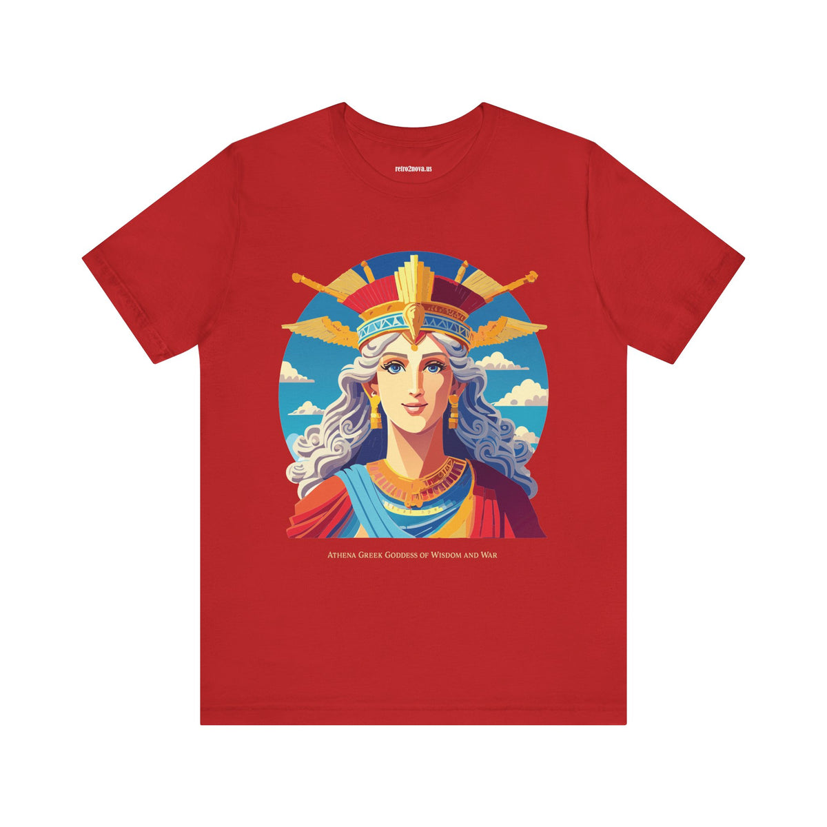 Goddess Graphic Unisex Cotton Bella+Canvas Tee with Athena