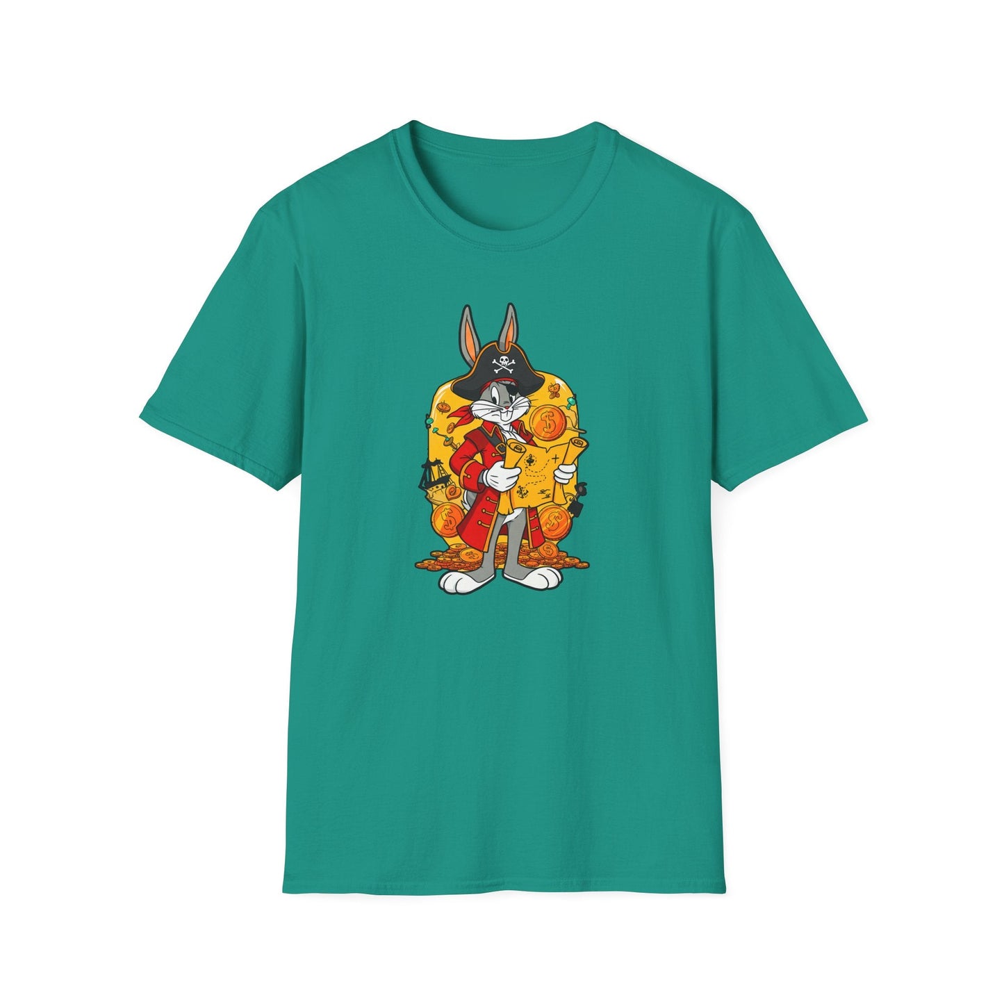 Bugs Bunny Shirt Unisex T Shirt Cartoon Design Animation Tee Gildan Softstyle 64000