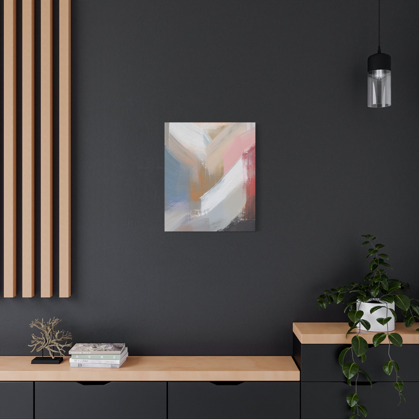 Abstract Pastel Painting Print Canvas 20x24,20x30,24x30 24x32,24x36,30x40 32x48,36x48,40x60 Pine-Wood Inner Frame ABS-88