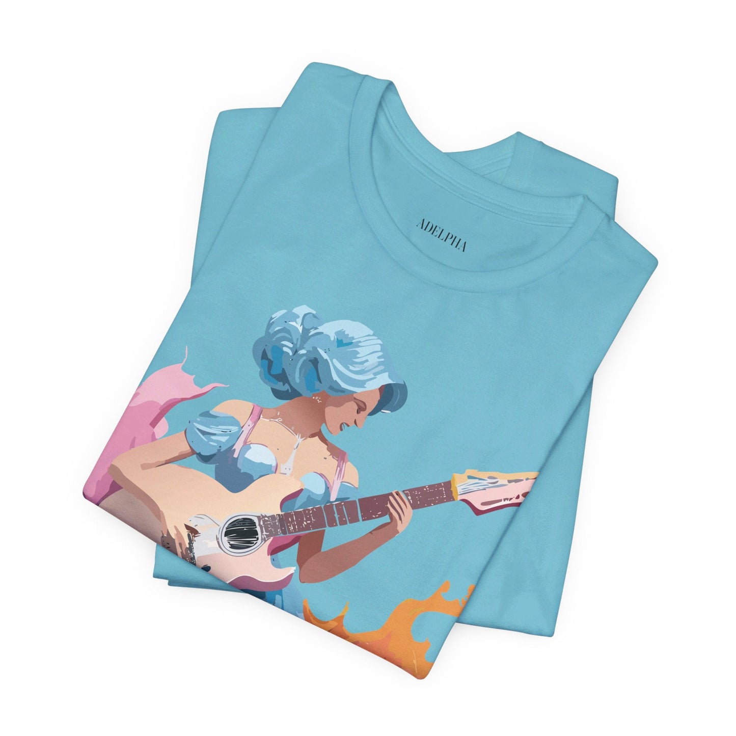 Music T Shirt Graphic Tee Unisex Adelpha Vintage Inspired Artwork Casual Everyday Wear