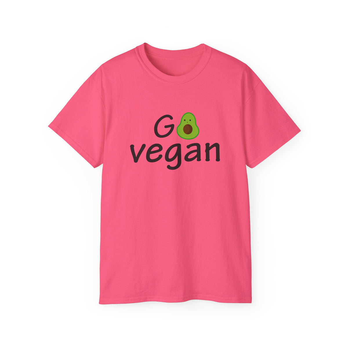 Go Vegan avocado graphic T-Shirt | plant based tee