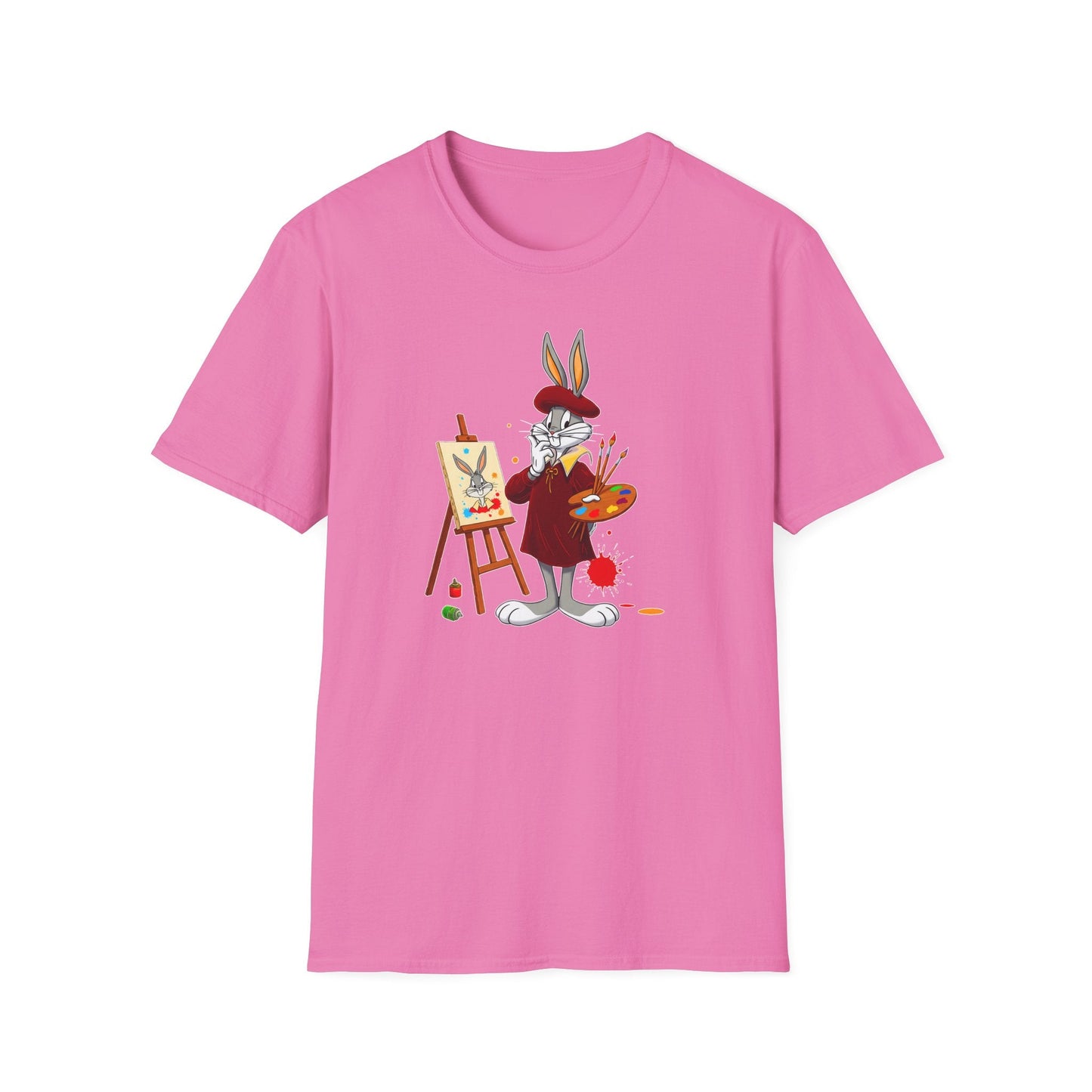 Bugs Bunny Shirt Unisex Cartoon T Shirt Softstyle 64000 Graphic Tee By Gildan Brand