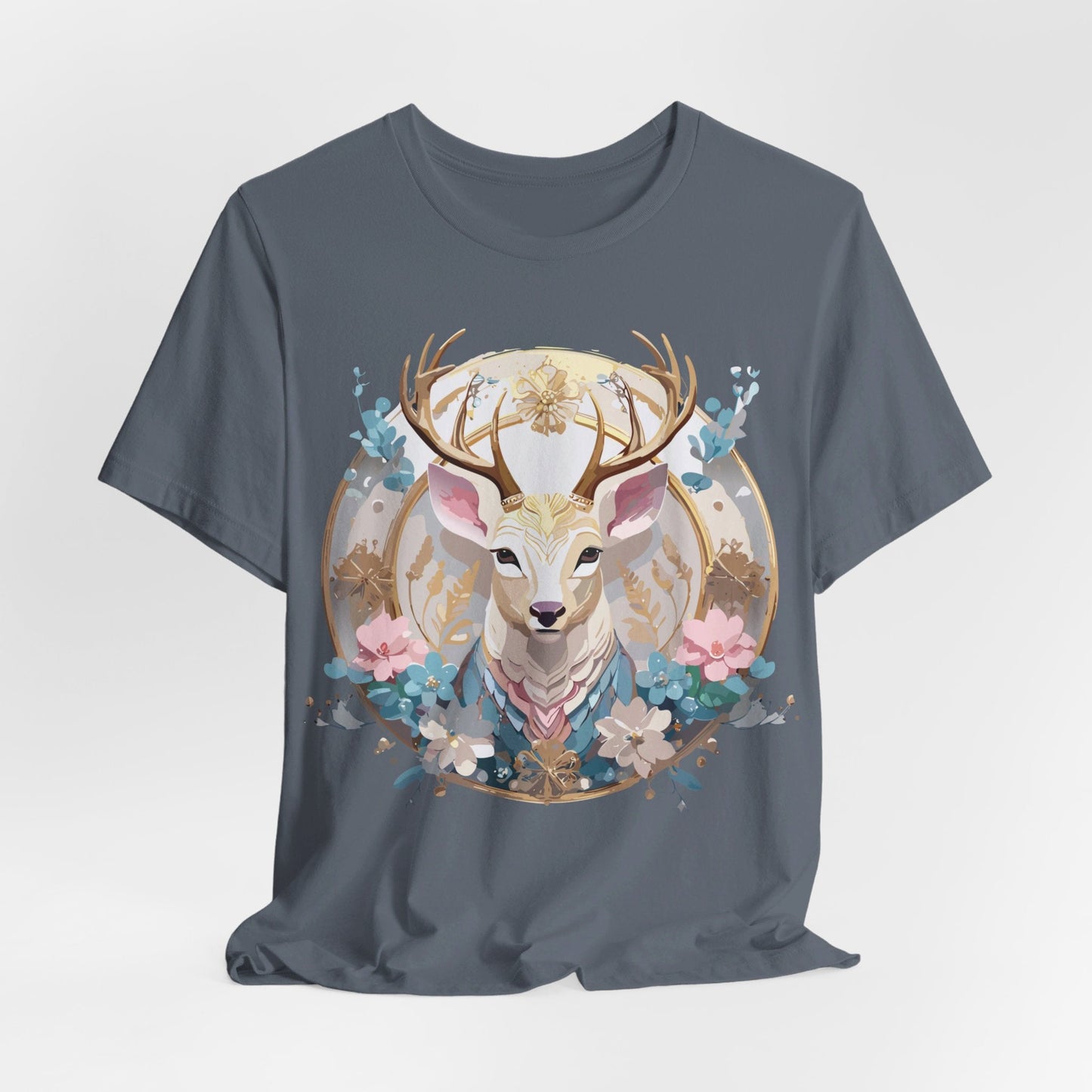 Adelpha Medallion Graphic Tee Unisex Short Sleeve Vintage Inspired Premium Art Design