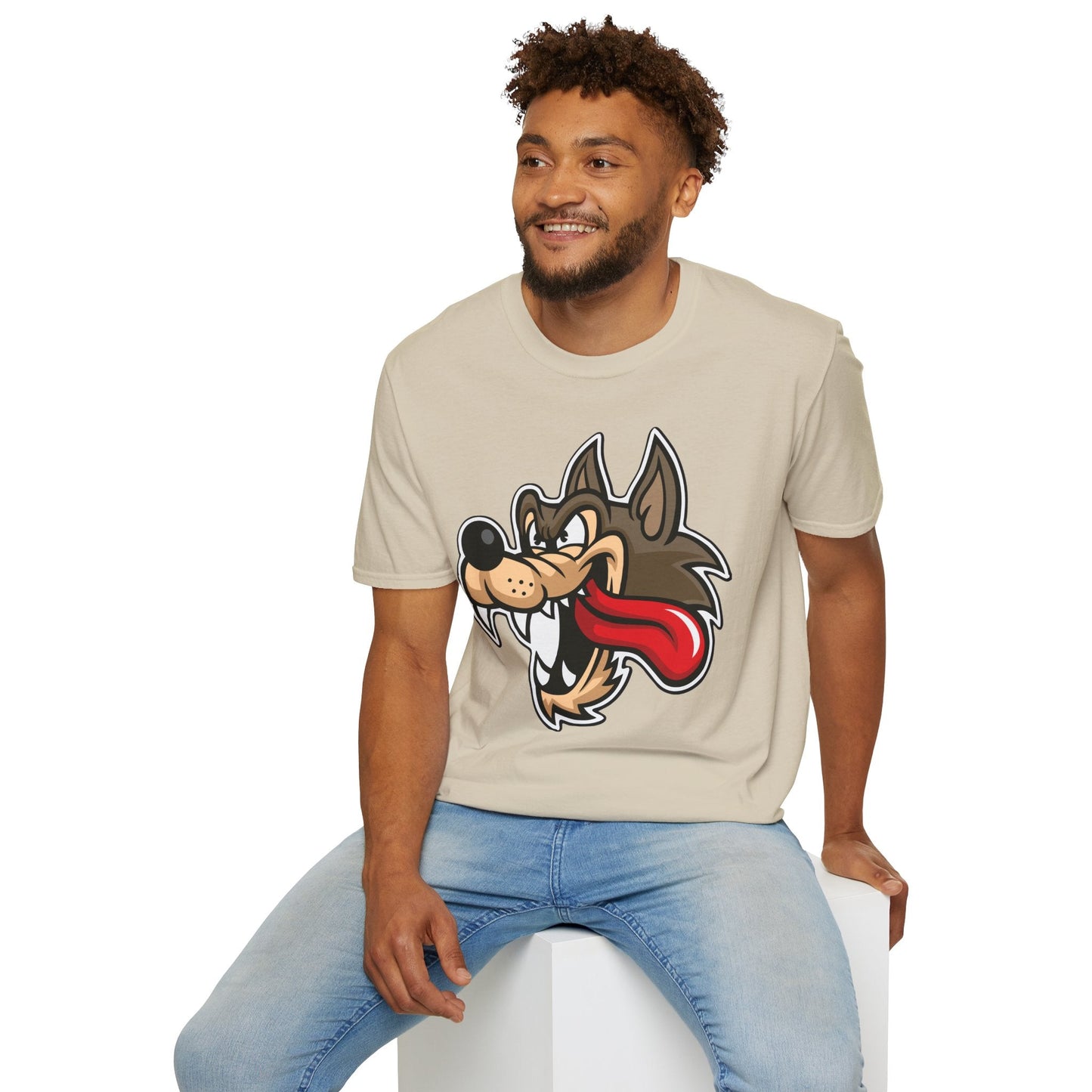 Cartoon T Shirt Animation Tee Unisex Funny Tee Gildan Softstyle 64000 100 Percent Cotton