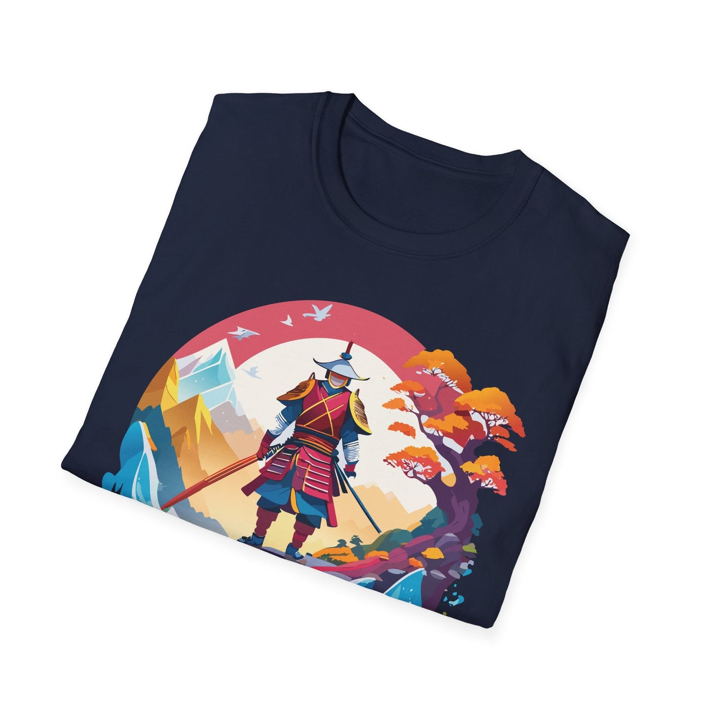 Samurai Shirt Gildan Softstyle 64000 Ring Spun Cotton Unisex Tee For Everyday Comfort