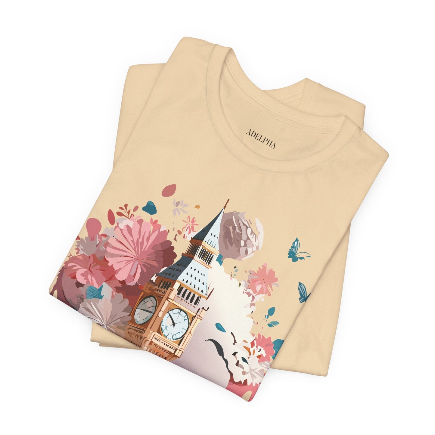 London Tourist Shirt Graphic Tee Unisex Vintage Inspired Artwork By Adelpha Original Collection