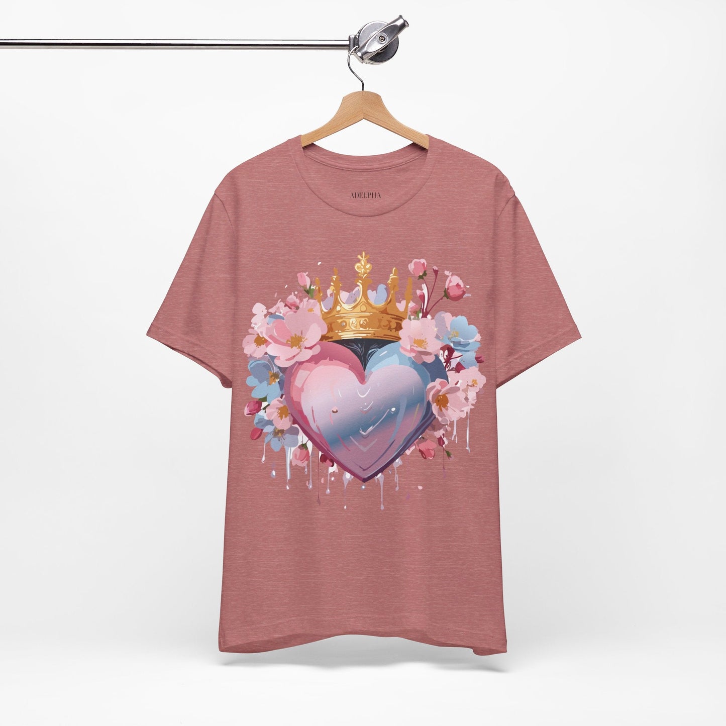 Valentine Graphic Tee Unisex Jersey Short Sleeve Adelpha Vintage Inspired Artwork