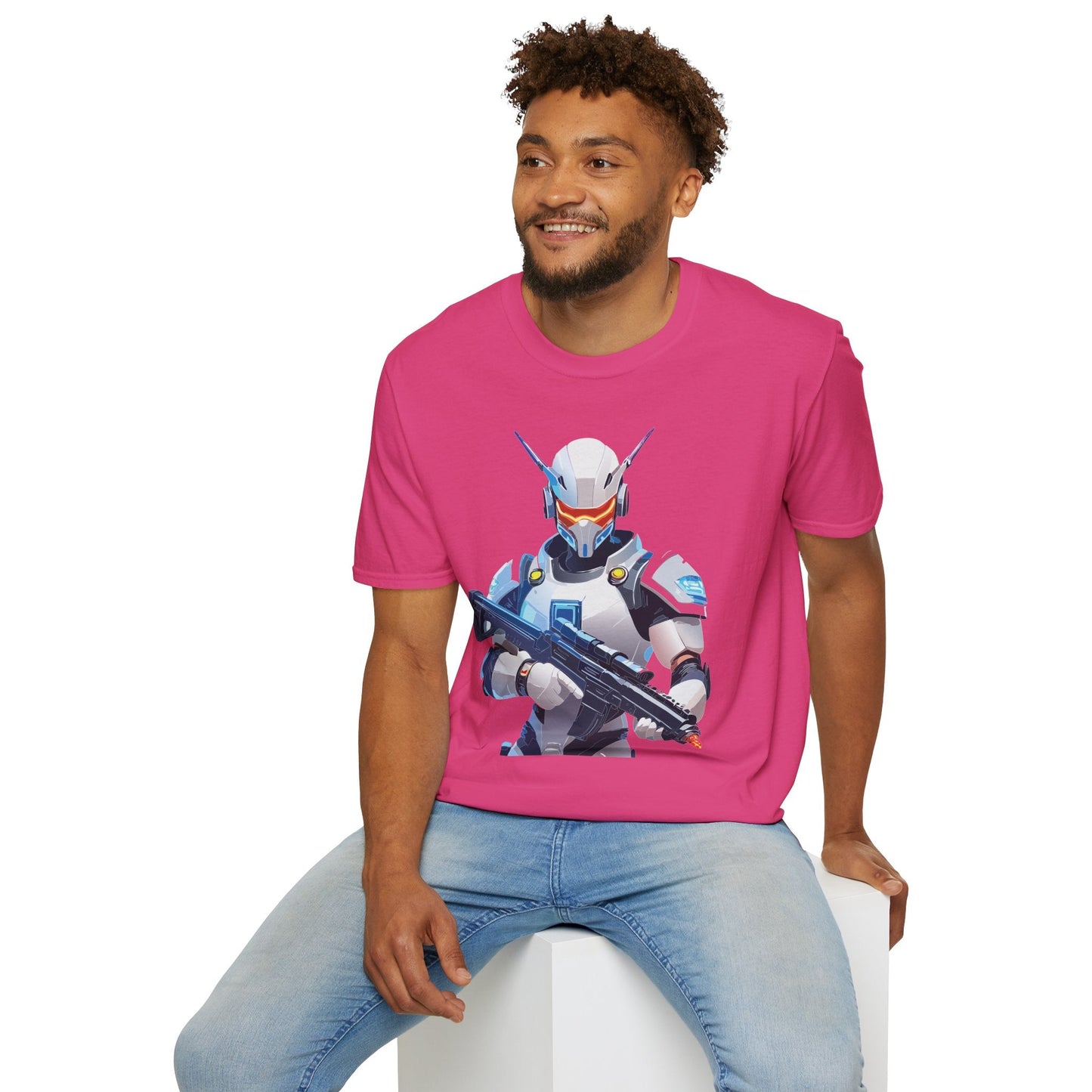 Robocop Graphic Unisex Cotton With Cyber Man Artwork Tee 1