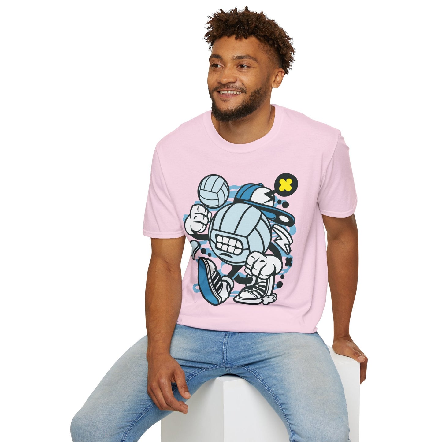 Unisex Cartoon T Shirt Animation Tee Funny Design Gildan Softstyle 64000 100 Percent Cotton