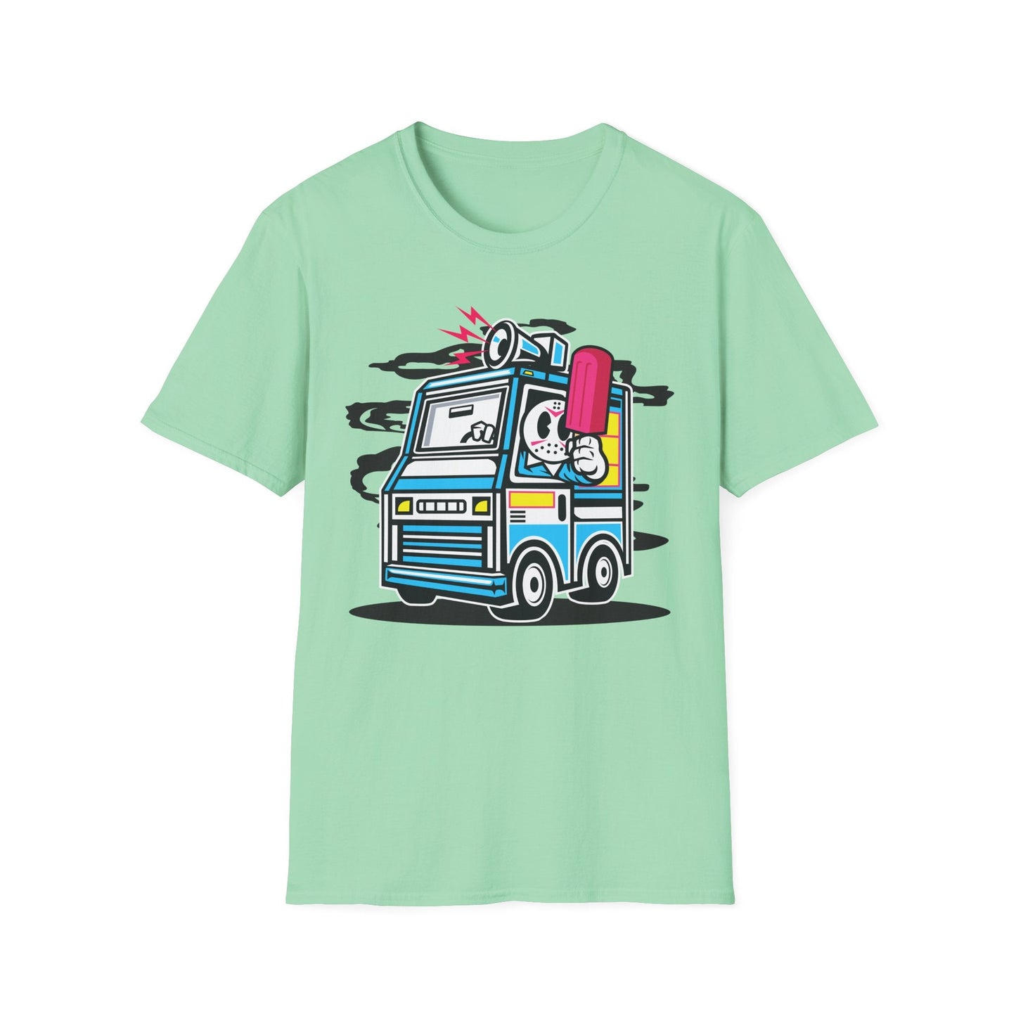 Cartoon T Shirt Animation Tee Funny Unisex Softstyle Gildan 64000 100 Percent Ring Spun Cotton